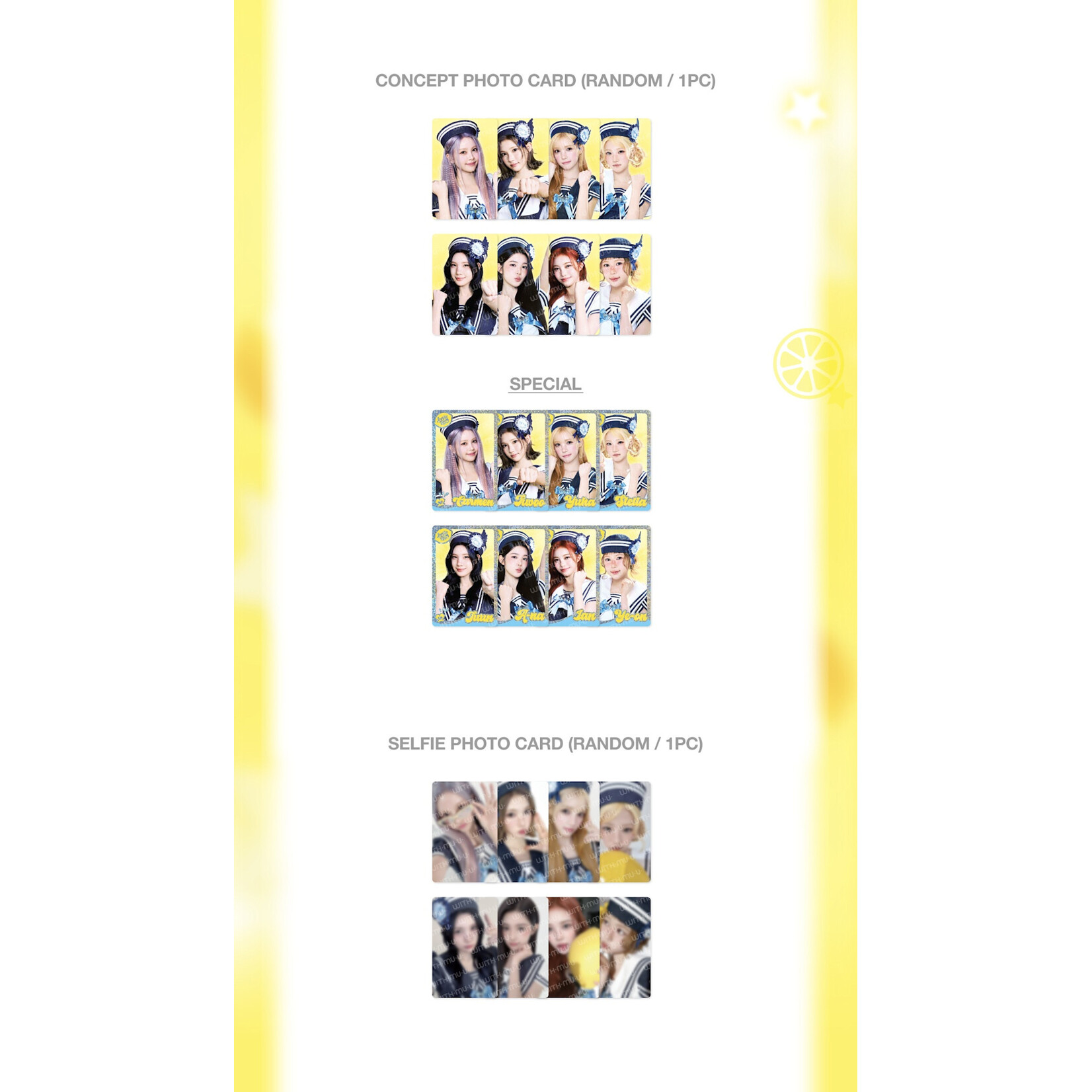 Hearts2Hearts Hearts2Hearts - 2ND MINI ALBUM POP-UP [레몬탱 (LEMON TANG)] OFFICIAL MD : RANDOM TRADING CARD