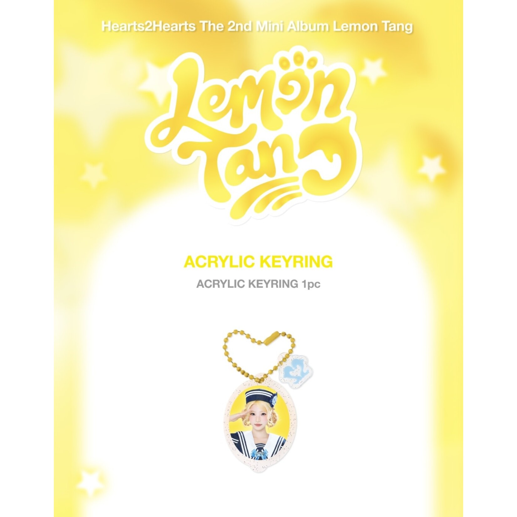 Hearts2Hearts Hearts2Hearts - 2ND MINI ALBUM POP-UP [레몬탱 (LEMON TANG)] OFFICIAL MD : ACRYLIC KEYRING