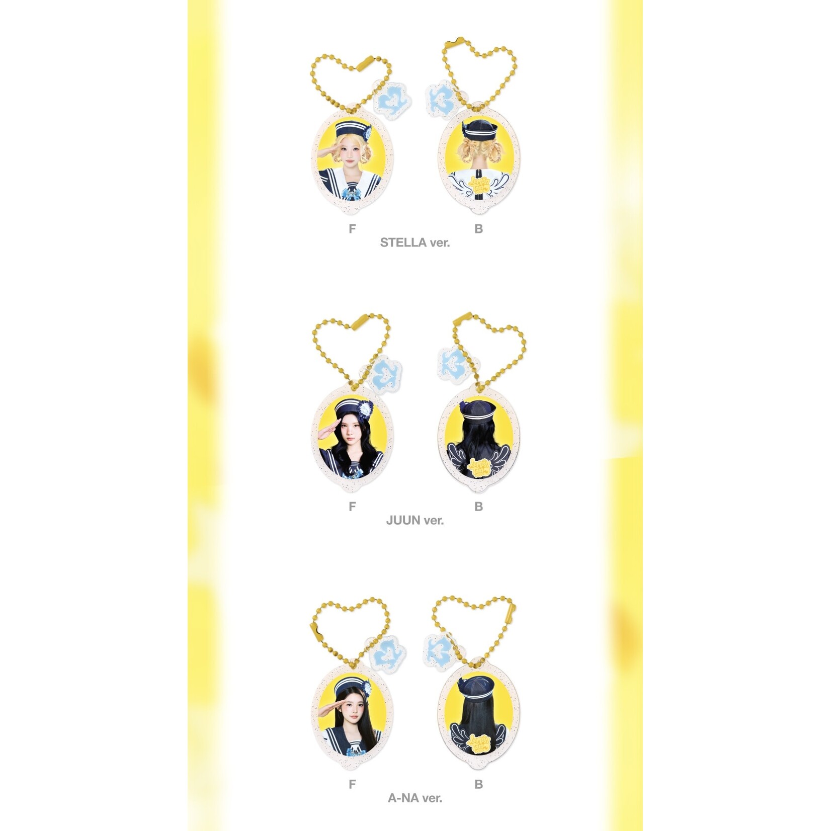 Hearts2Hearts Hearts2Hearts - 2ND MINI ALBUM POP-UP [레몬탱 (LEMON TANG)] OFFICIAL MD : ACRYLIC KEYRING