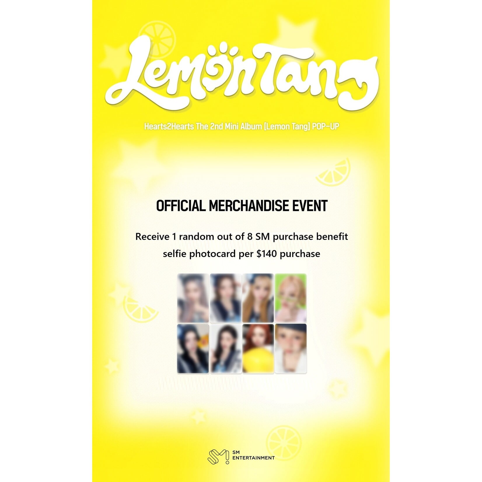 Hearts2Hearts Hearts2Hearts - 2ND MINI ALBUM POP-UP [레몬탱 (LEMON TANG)] OFFICIAL MD : PHOTO SET