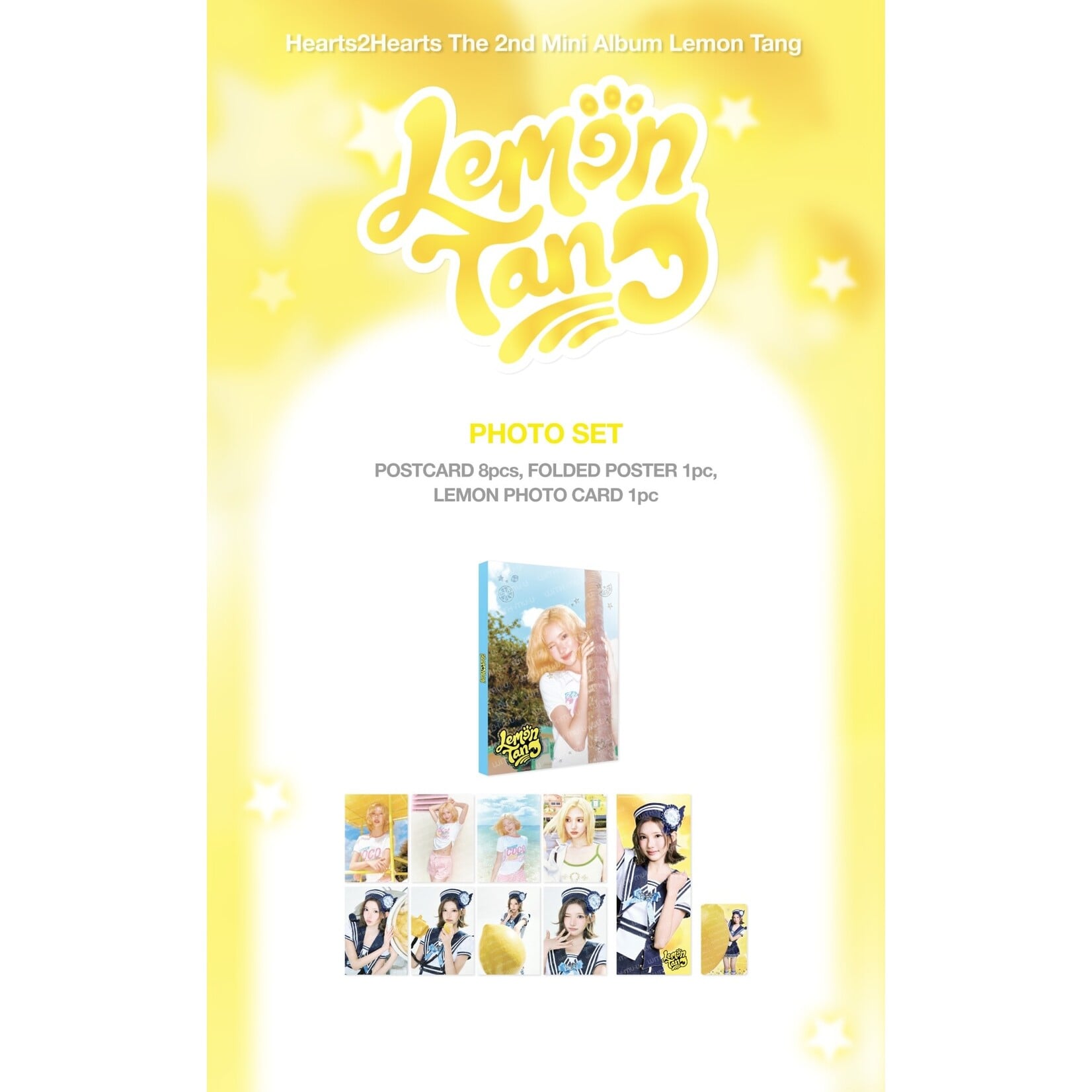 Hearts2Hearts Hearts2Hearts - 2ND MINI ALBUM POP-UP [레몬탱 (LEMON TANG)] OFFICIAL MD : PHOTO SET