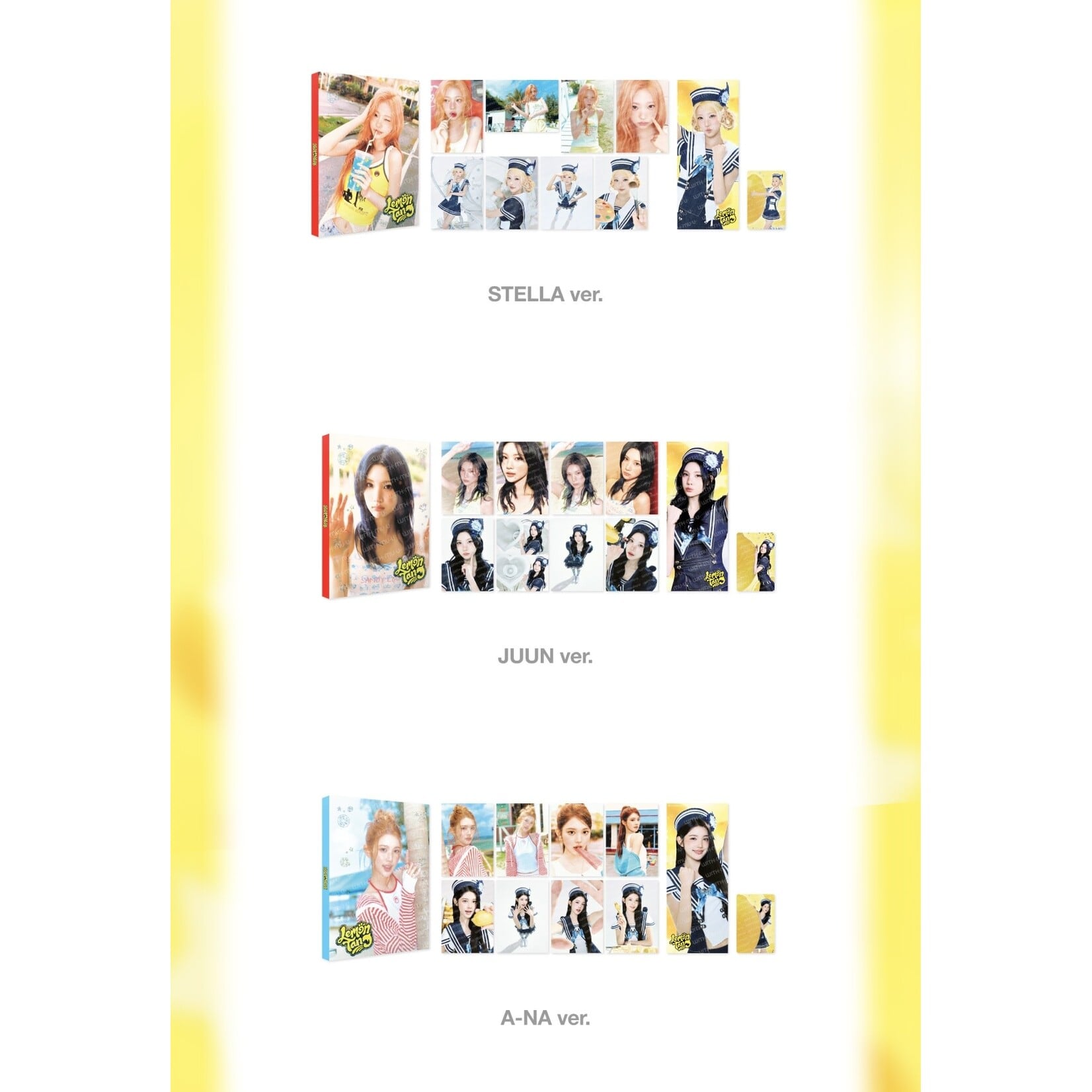 Hearts2Hearts Hearts2Hearts - 2ND MINI ALBUM POP-UP [레몬탱 (LEMON TANG)] OFFICIAL MD : PHOTO SET