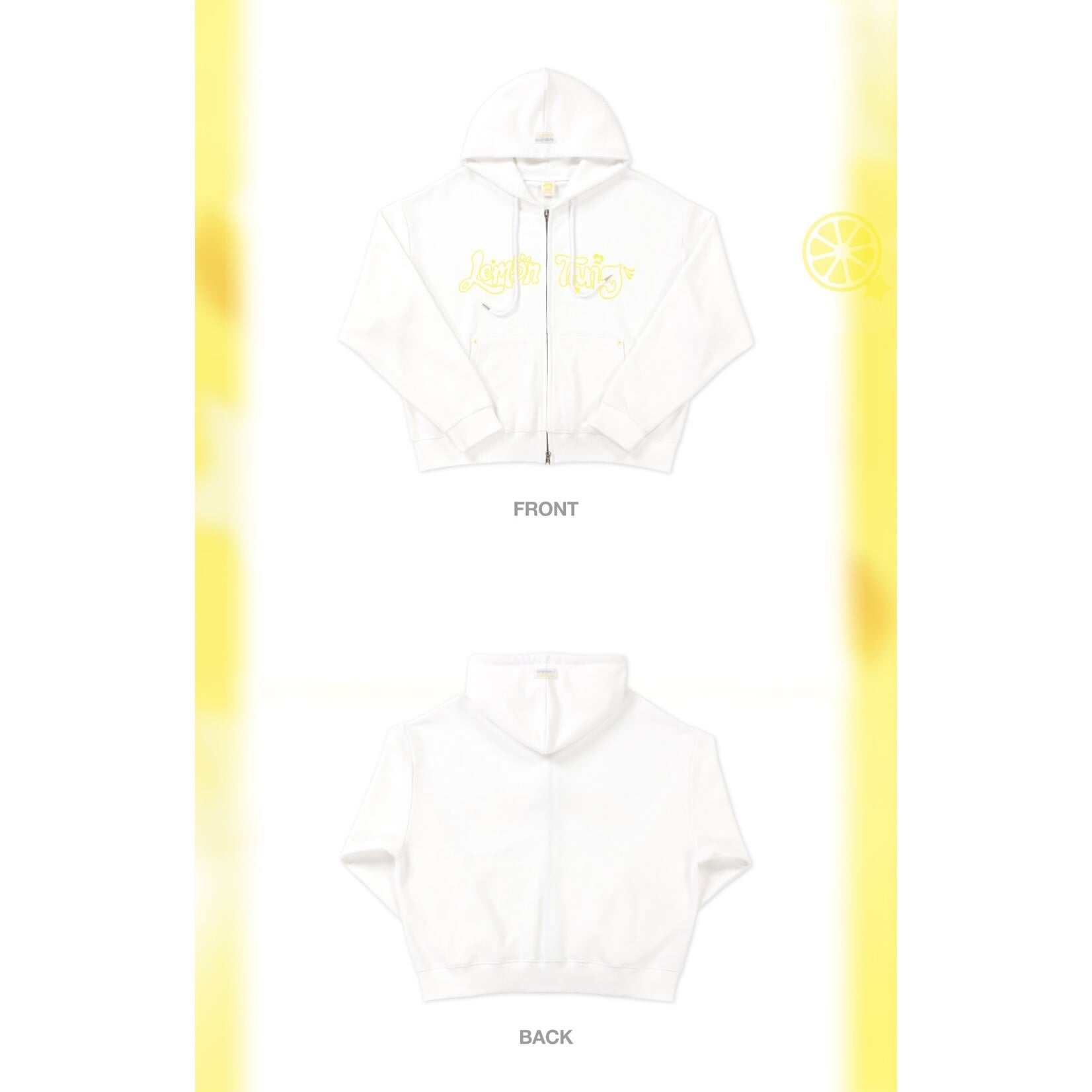 Hearts2Hearts Hearts2Hearts - 2ND MINI ALBUM POP-UP [레몬탱 (LEMON TANG)] OFFICIAL MD : ZIP-UP HOODIE SET