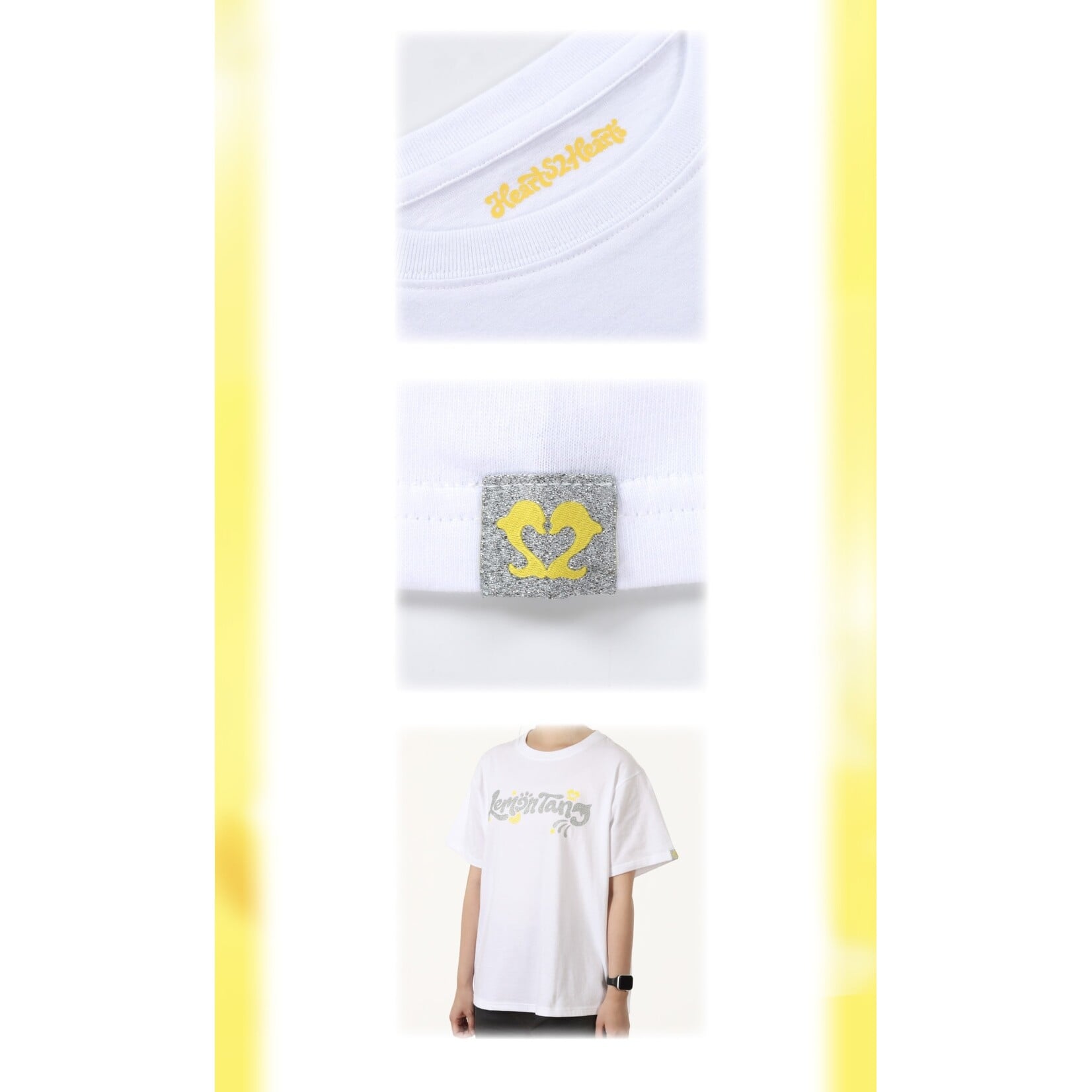 Hearts2Hearts Hearts2Hearts - 2ND MINI ALBUM POP-UP [레몬탱 (LEMON TANG)] OFFICIAL MD : T-SHIRT SET (A)