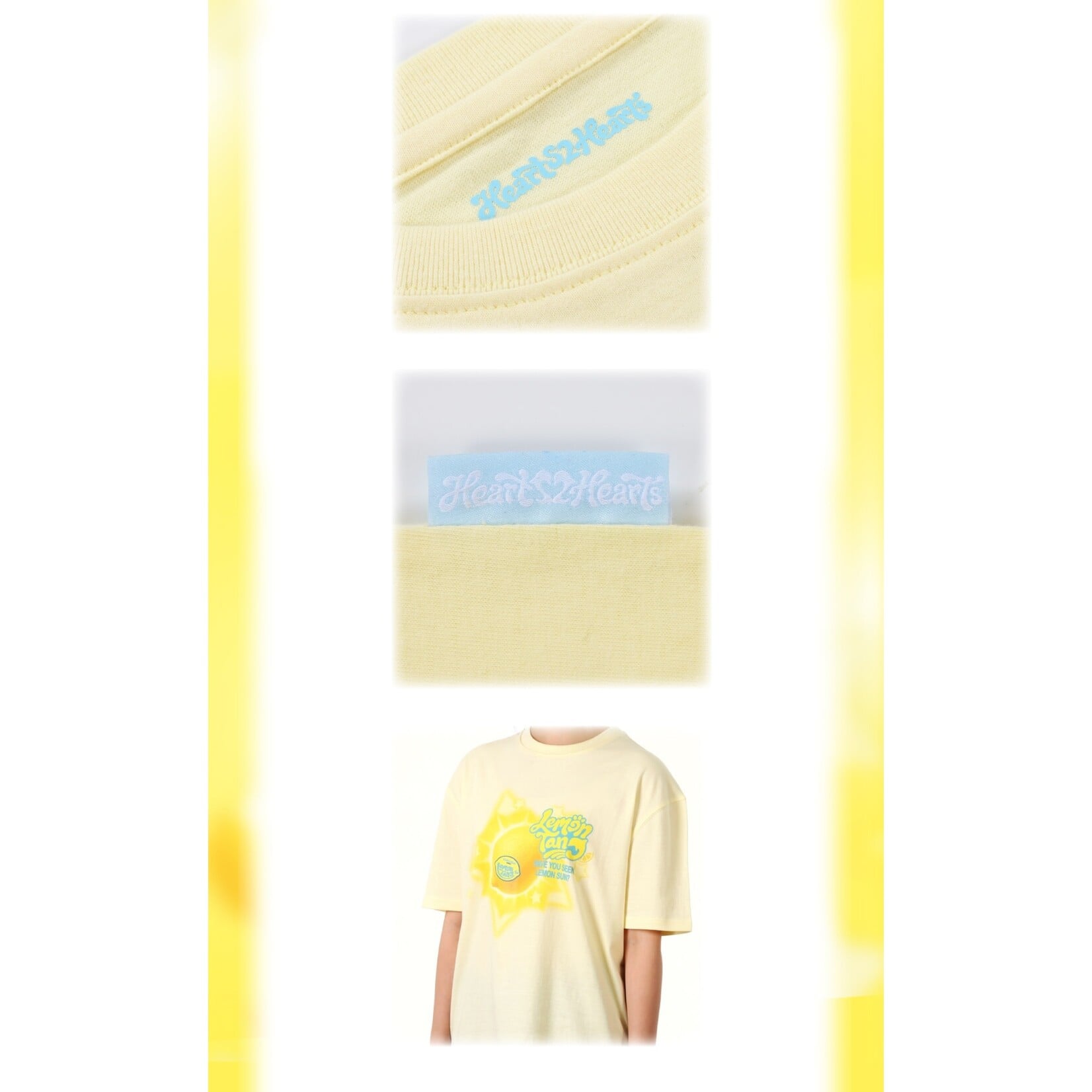 Hearts2Hearts Hearts2Hearts - 2ND MINI ALBUM POP-UP [레몬탱 (LEMON TANG)] OFFICIAL MD : T-SHIRT SET (B)