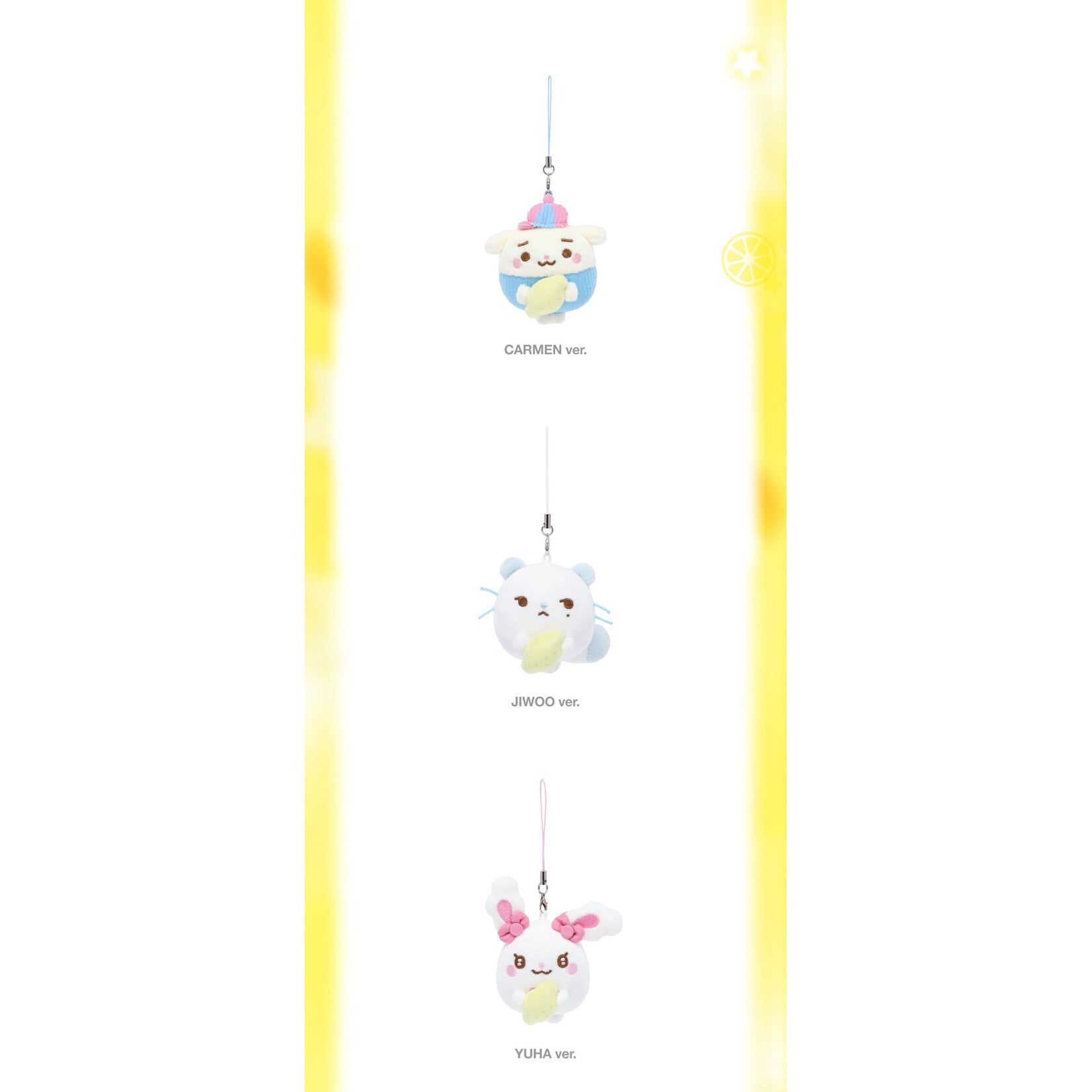 Hearts2Hearts Hearts2Hearts - 2ND MINI ALBUM POP-UP [레몬탱 (LEMON TANG)] OFFICIAL MD : LEMON MINI DOLL KEYRING