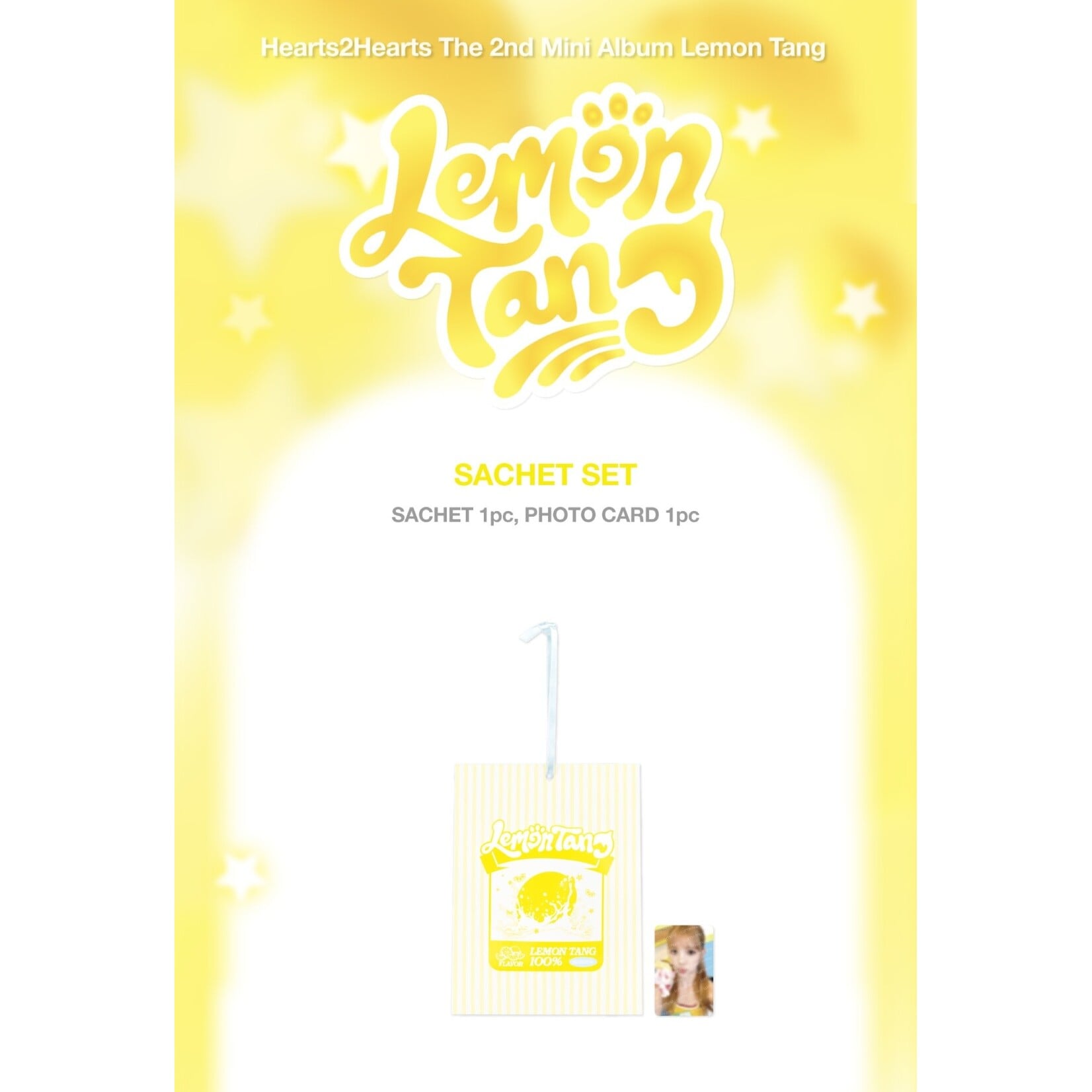 Hearts2Hearts Hearts2Hearts - 2ND MINI ALBUM POP-UP [레몬탱 (LEMON TANG)] OFFICIAL MD : SACHET SET