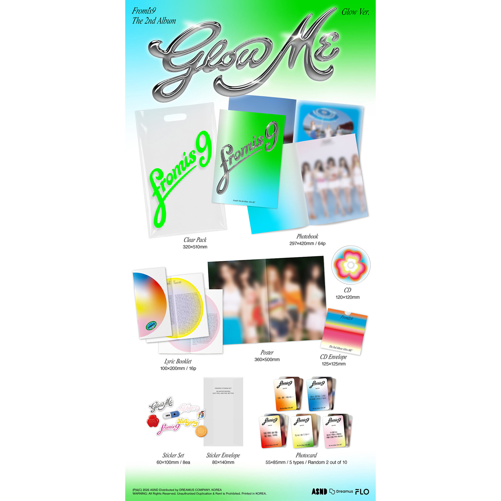 Fromis_9 fromis_9 - 2nd Album 'Glow Me' (Glow Ver.)