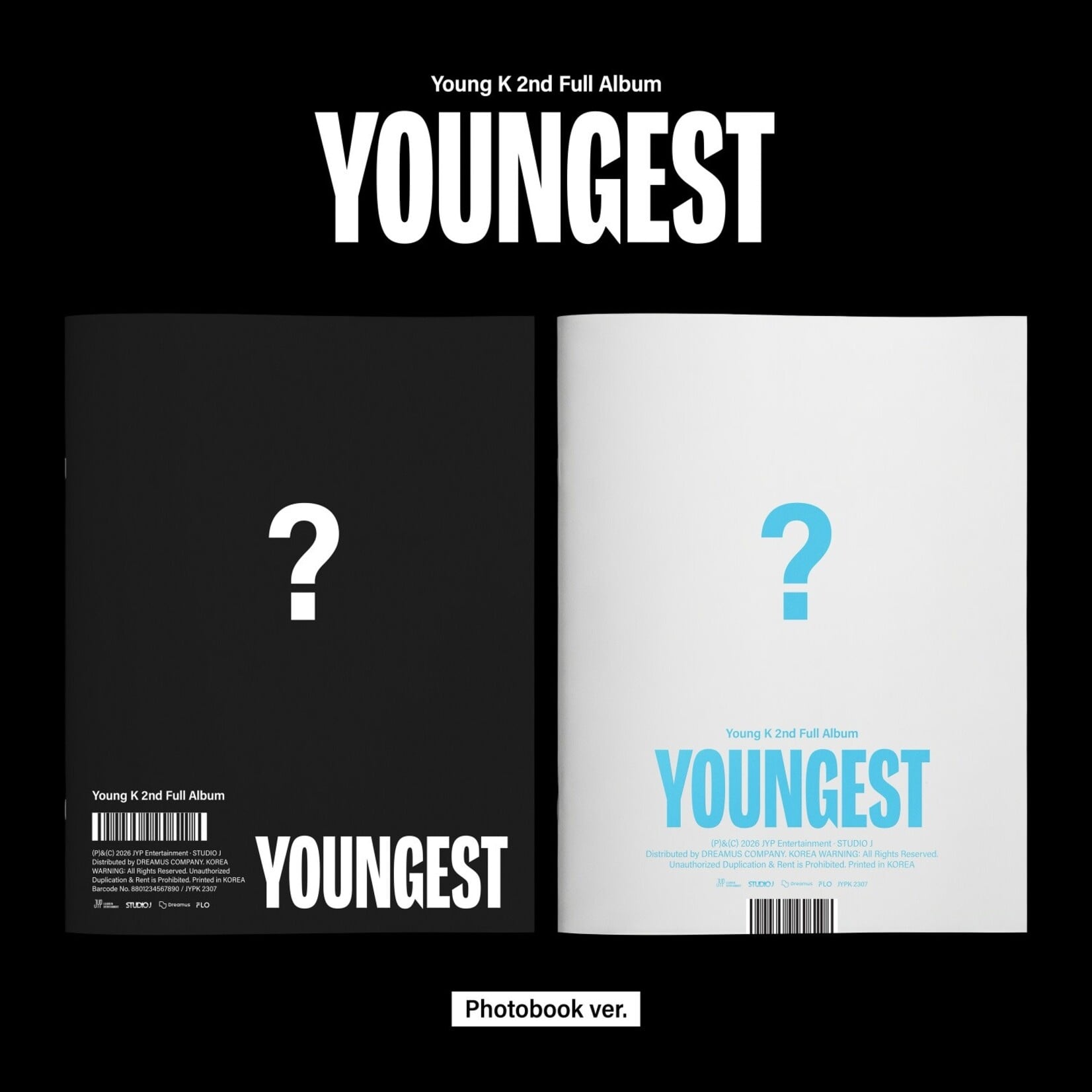 DAY6 YOUNG K (DAY6) - 2nd Full Album [YOUNGEST] (Photobook ver.)