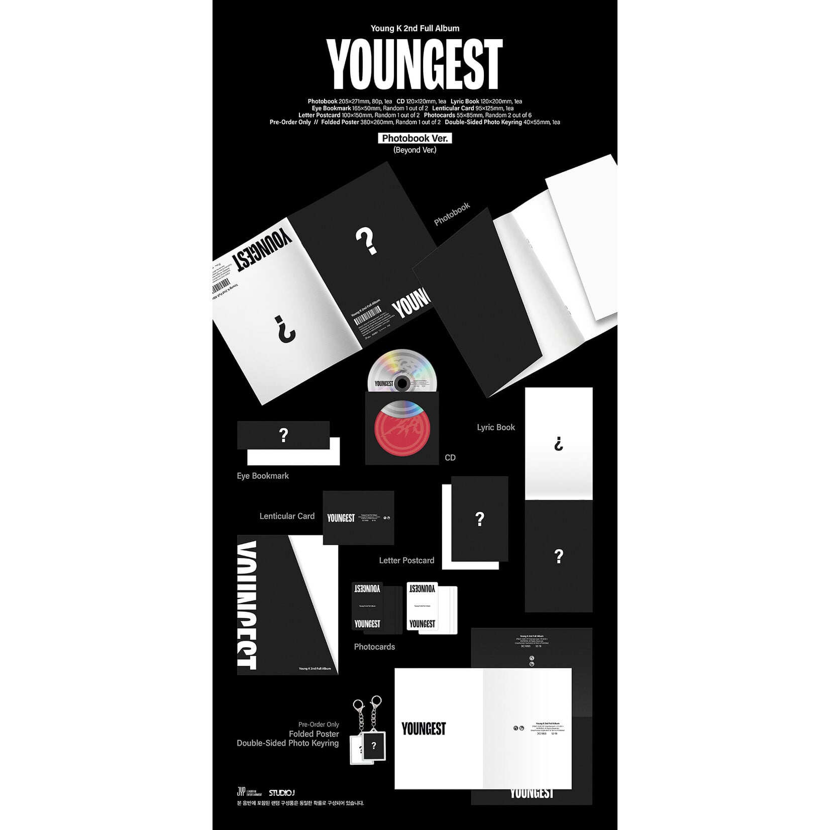 DAY6 YOUNG K (DAY6) - 2nd Full Album [YOUNGEST] (Photobook ver.)