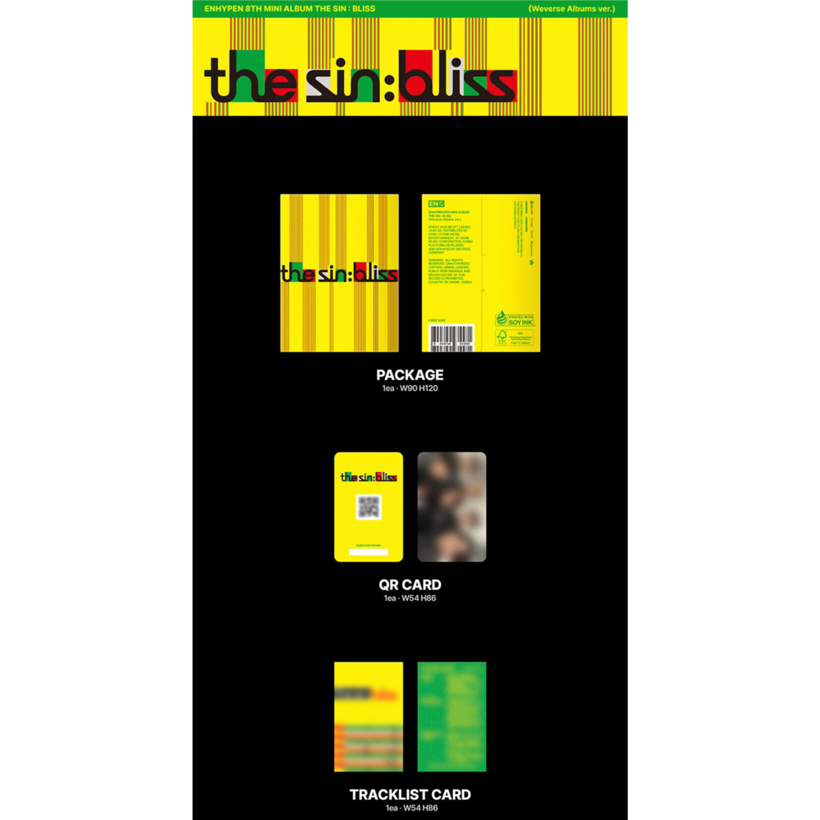 Enhypen ENHYPEN - THE SIN : BLISS (Weverse Albums ver.)