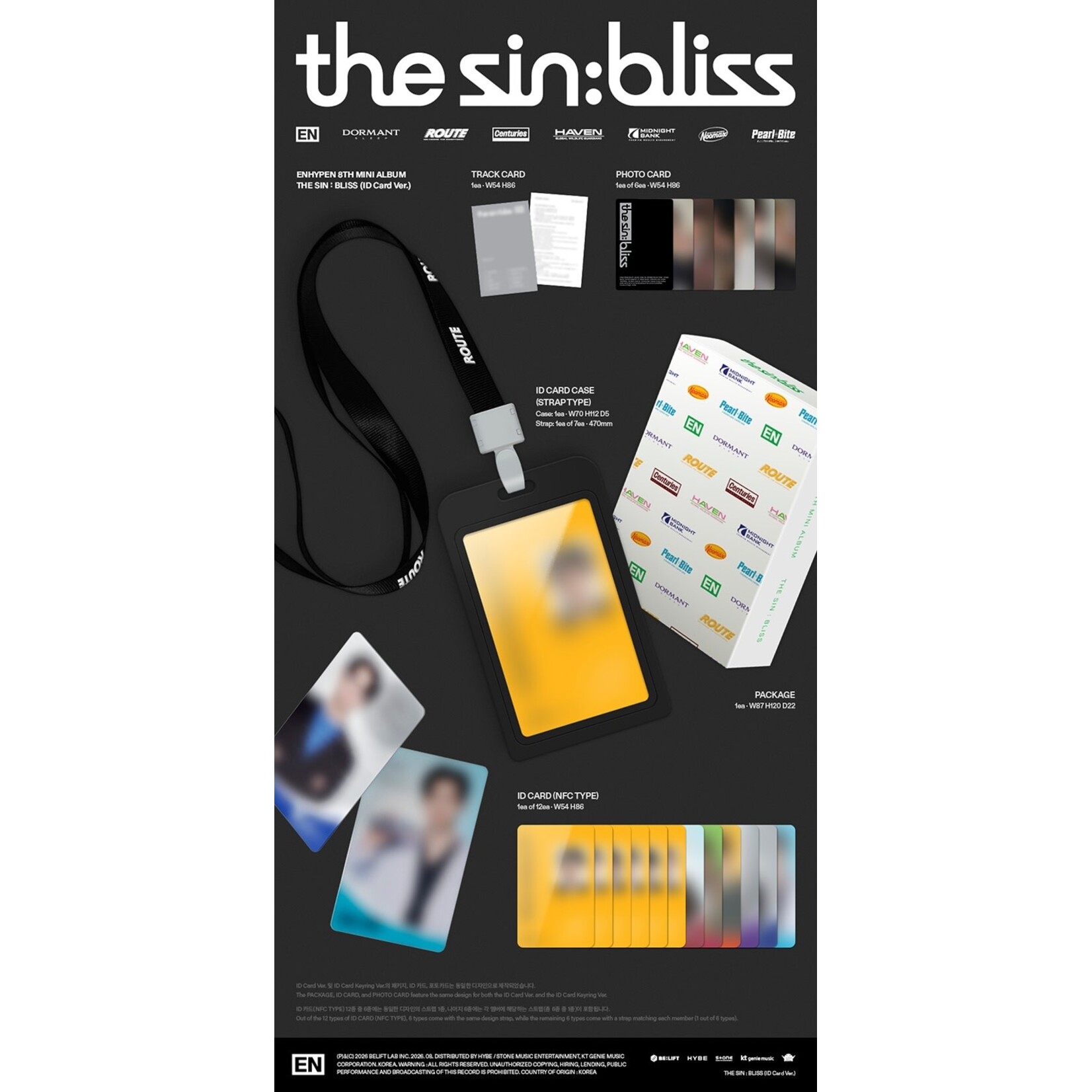 Enhypen ENHYPEN - THE SIN : BLISS (ID Card Ver.)