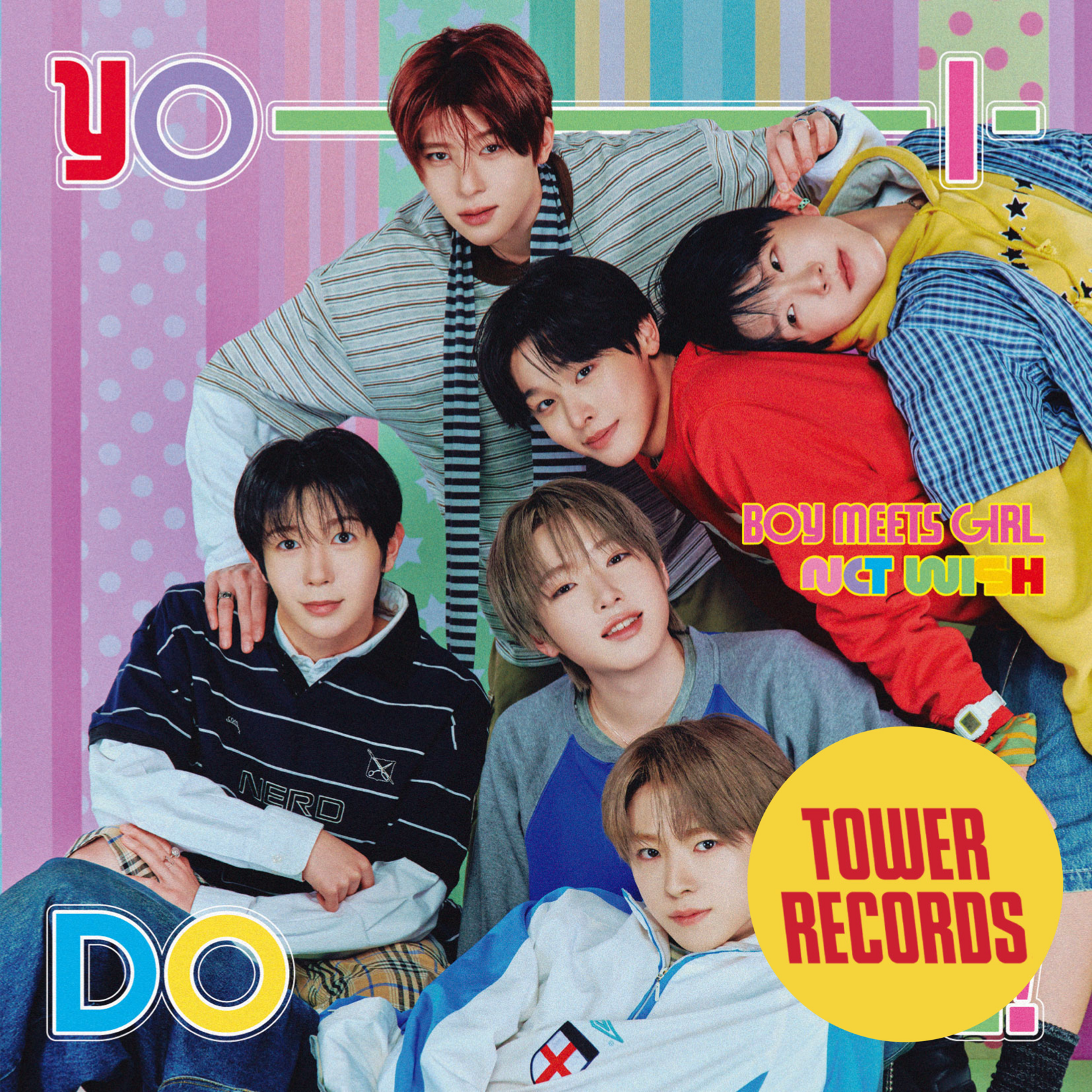 NCT NCT WISH - YO-I-DON! / BOY MEETS GIRL (YO-I-DON! Ver.) + Random Photocard (TOWER RECORDS)