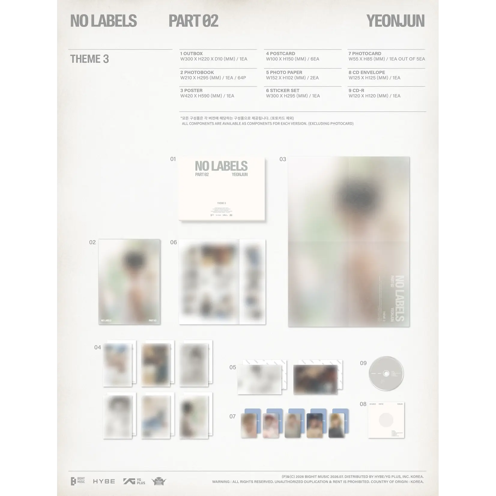 TXT YEONJUN - [NO LABELS: PART 02] (Photobook Ver.)
