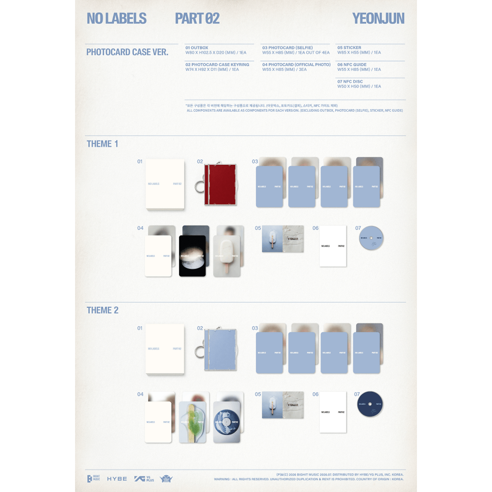 TXT YEONJUN - [NO LABELS: PART 02] (Photocard Case Ver.)