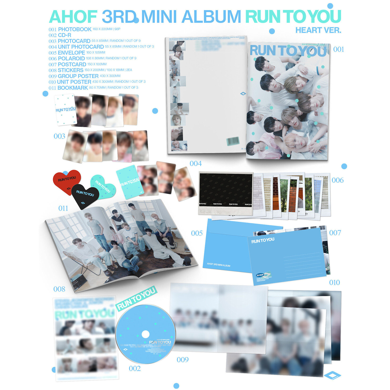 AHOF AHOF - 3RD MINI ALBUM [RUN TO YOU] (PHOTOBOOK Ver.)