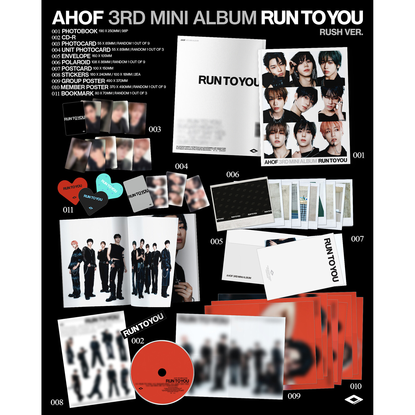 AHOF AHOF - 3RD MINI ALBUM [RUN TO YOU] (PHOTOBOOK Ver.)