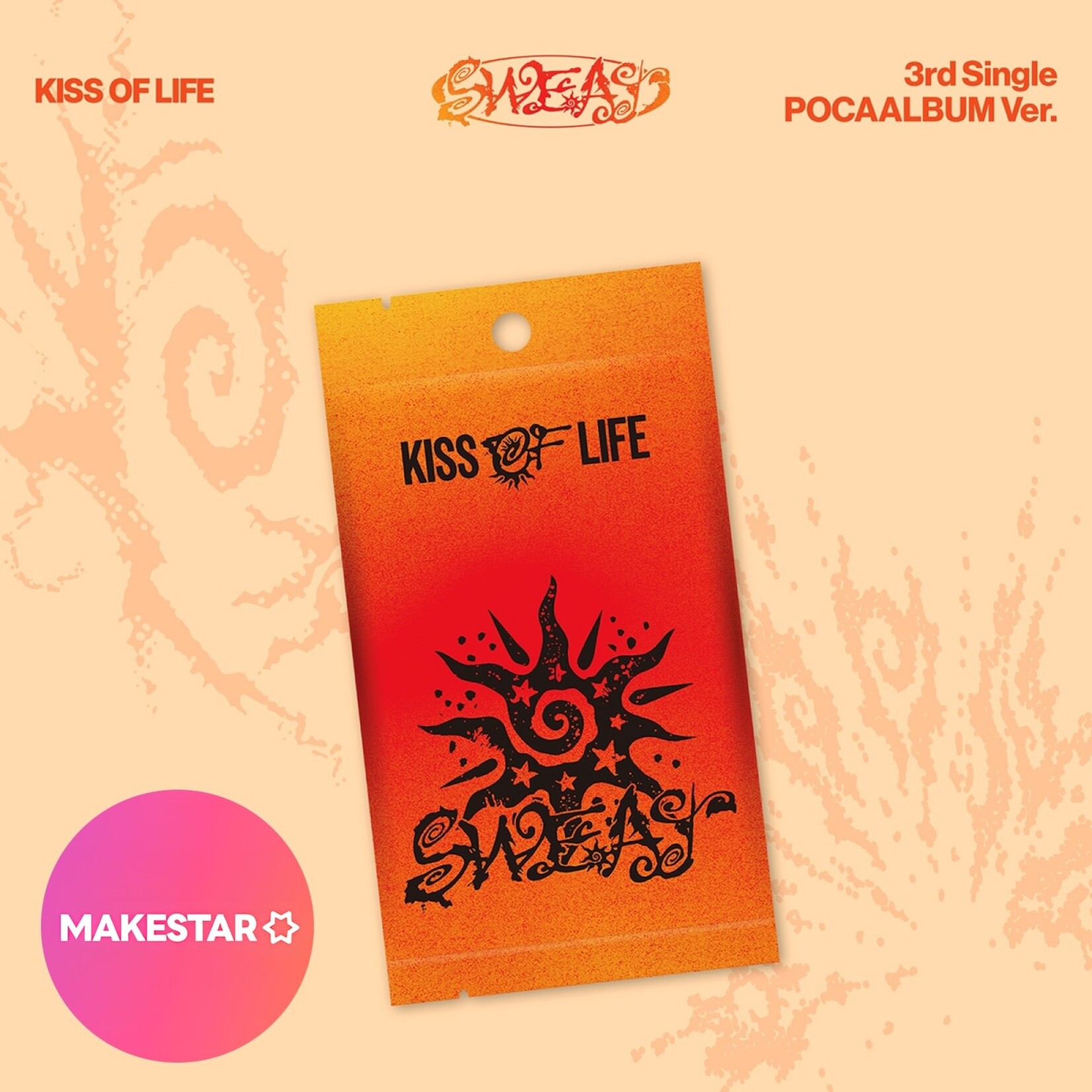 KISS OF LIFE KISS OF LIFE - 3rd Single [SWEAT] (POCAALBUM Ver.) + Random Photocard (MAKESTAR)