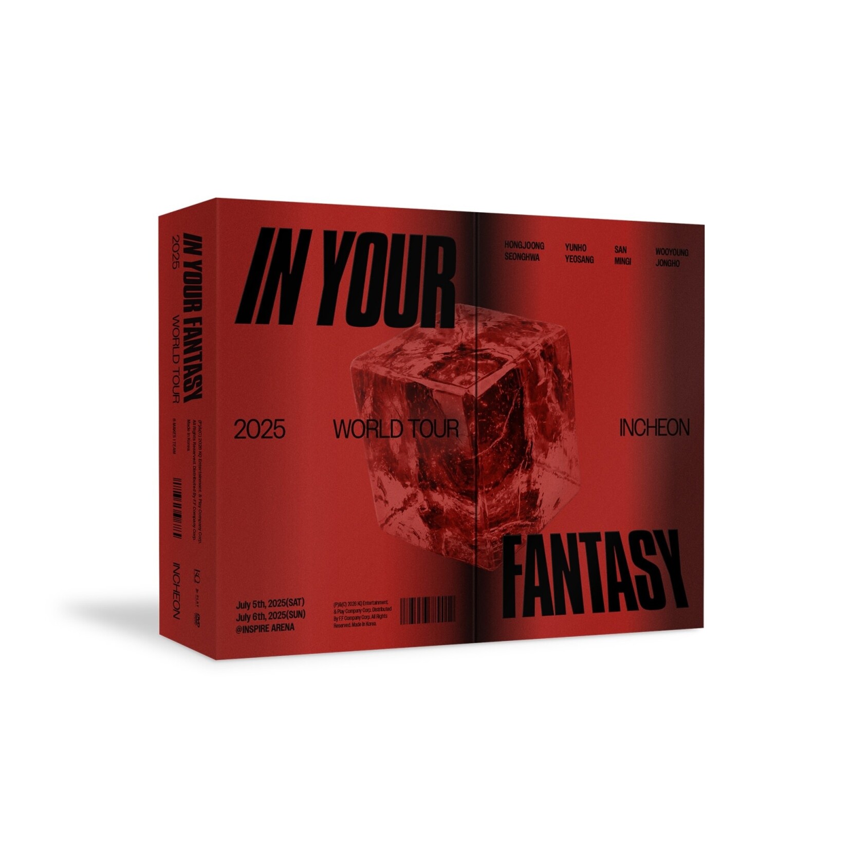 ATEEZ ATEEZ - 2025 WORLD TOUR [IN YOUR FANTASY] INCHEON DVD + Random Photocard