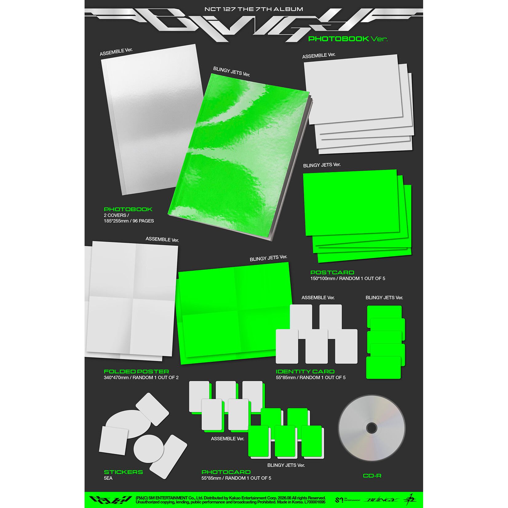 NCT NCT 127 - 7th Full Album [BLINGY] (Photobook Ver.)