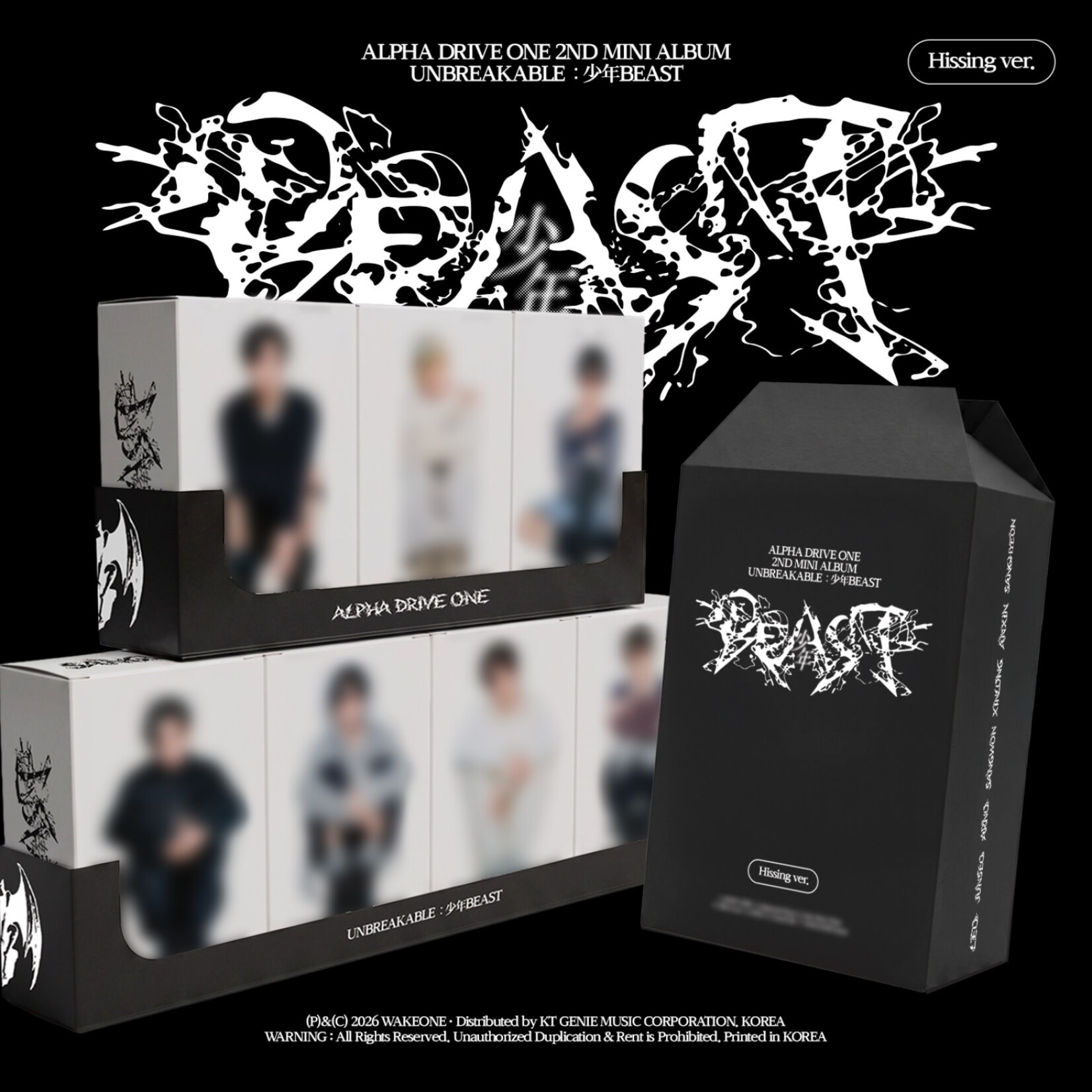 ALPHA DRIVE ONE ALPHA DRIVE ONE - 2ND ALBUM [UNBREAKABLE : 少年BEAST] (Hissing Ver.)
