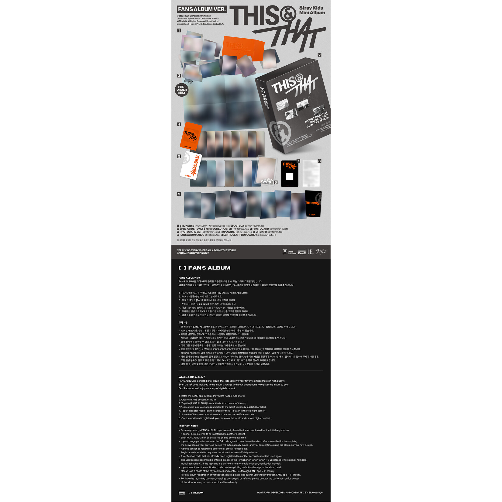 Stray Kids Stray Kids - [THIS & THAT] (FANS ALBUM VER.)