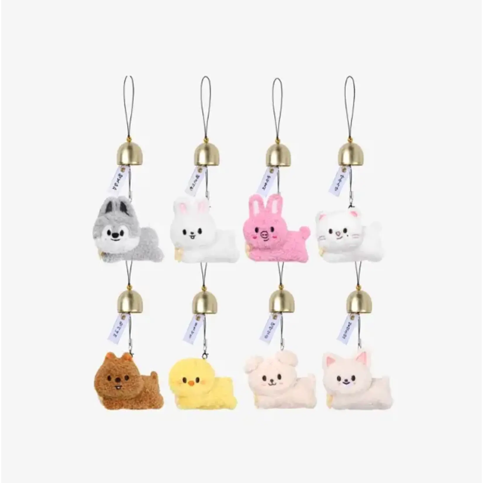 Stray Kids Stray Kids - [RUN IT SEOUL] SKZOO PLUSH DOOR BELL KEYRING