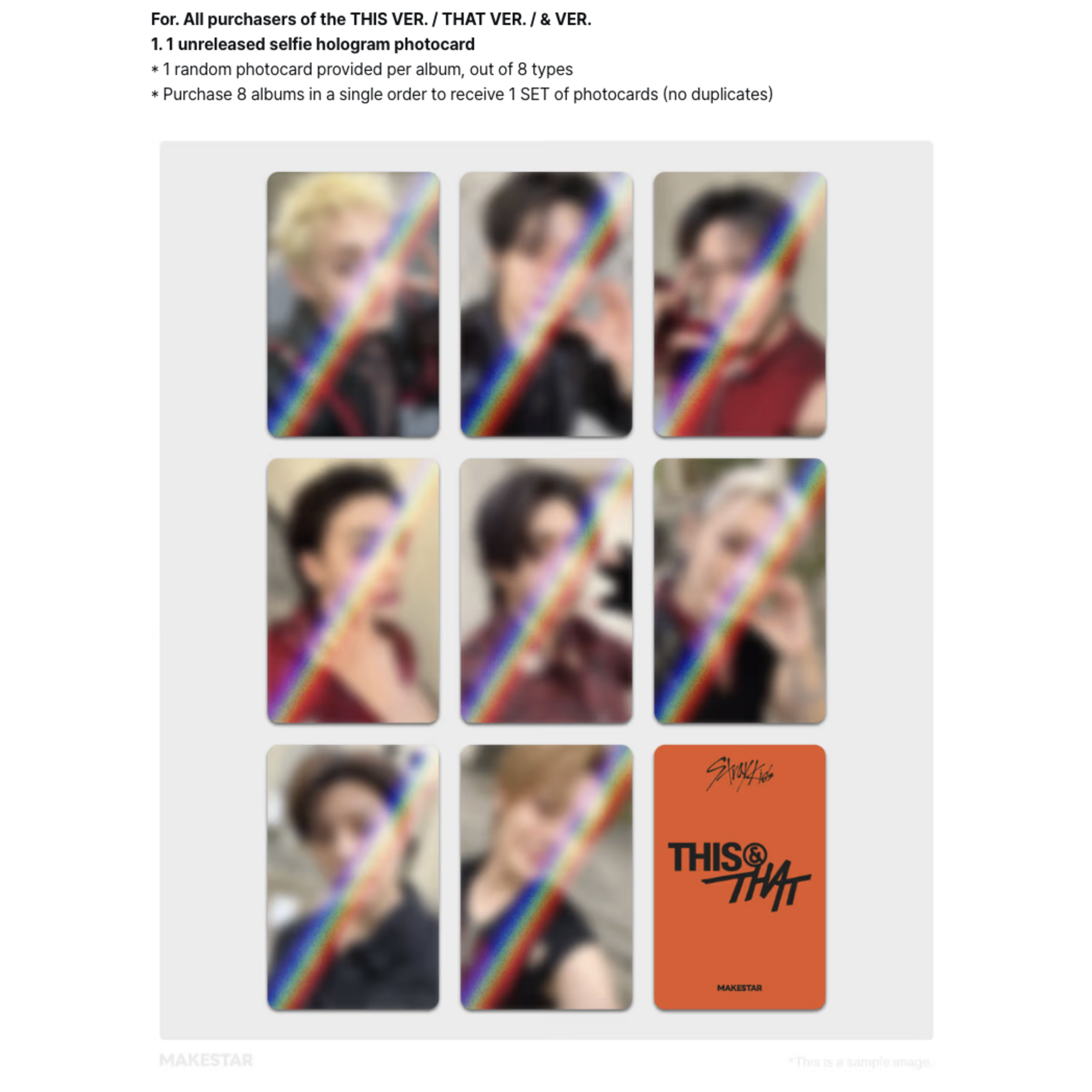 Stray Kids Stray Kids - [THIS & THAT] (Standard Ver.) + Random Photocard (MAKESTAR)