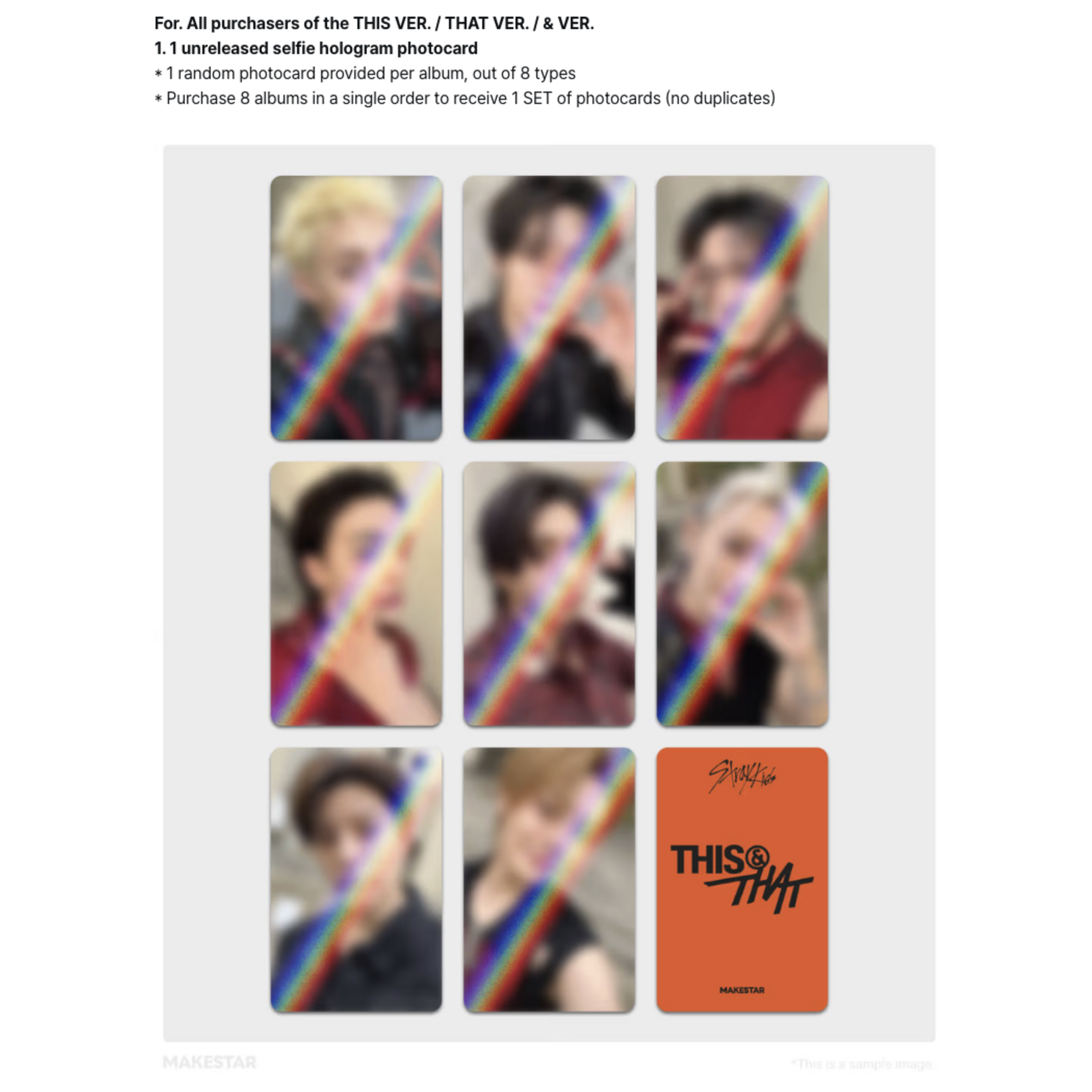 Stray Kids Stray Kids - [THIS & THAT] (& VER.) + Random Photocard (MAKESTAR)