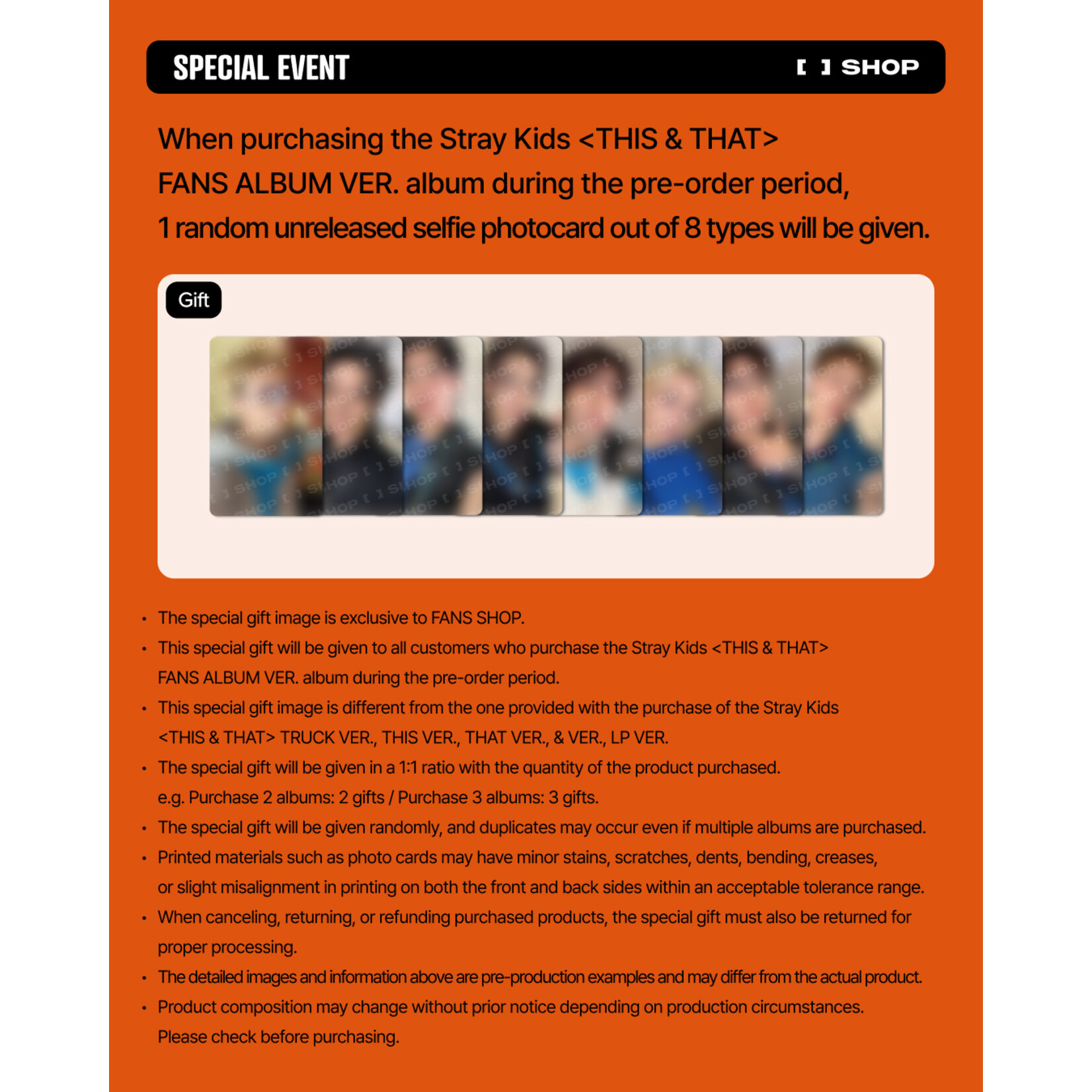 Stray Kids Stray Kids - [THIS & THAT] (FANS ALBUM VER.) + Photocard (FANS SHOP)