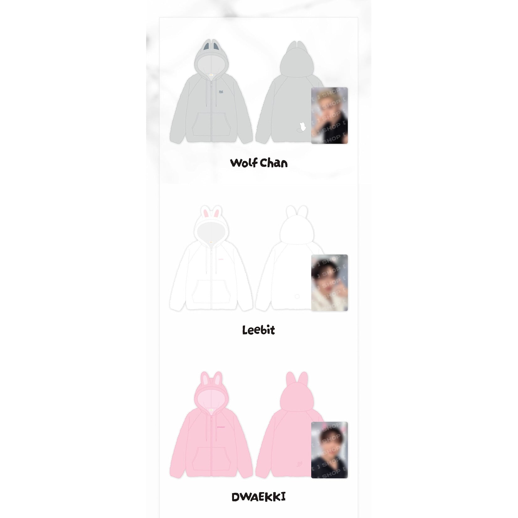Stray Kids Stray Kids - [RUN IT SEOUL] SKZOO FLEECE HOOD ZIP-UP