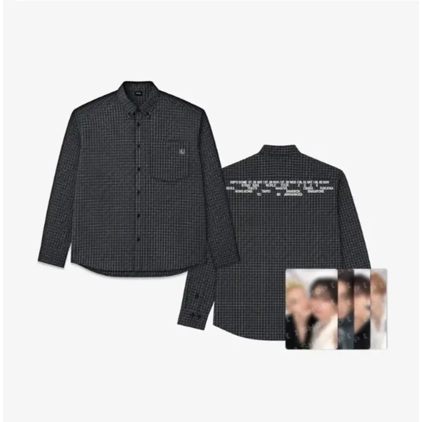 Stray Kids Stray Kids - [RUN IT SEOUL] CHECK SHIRT