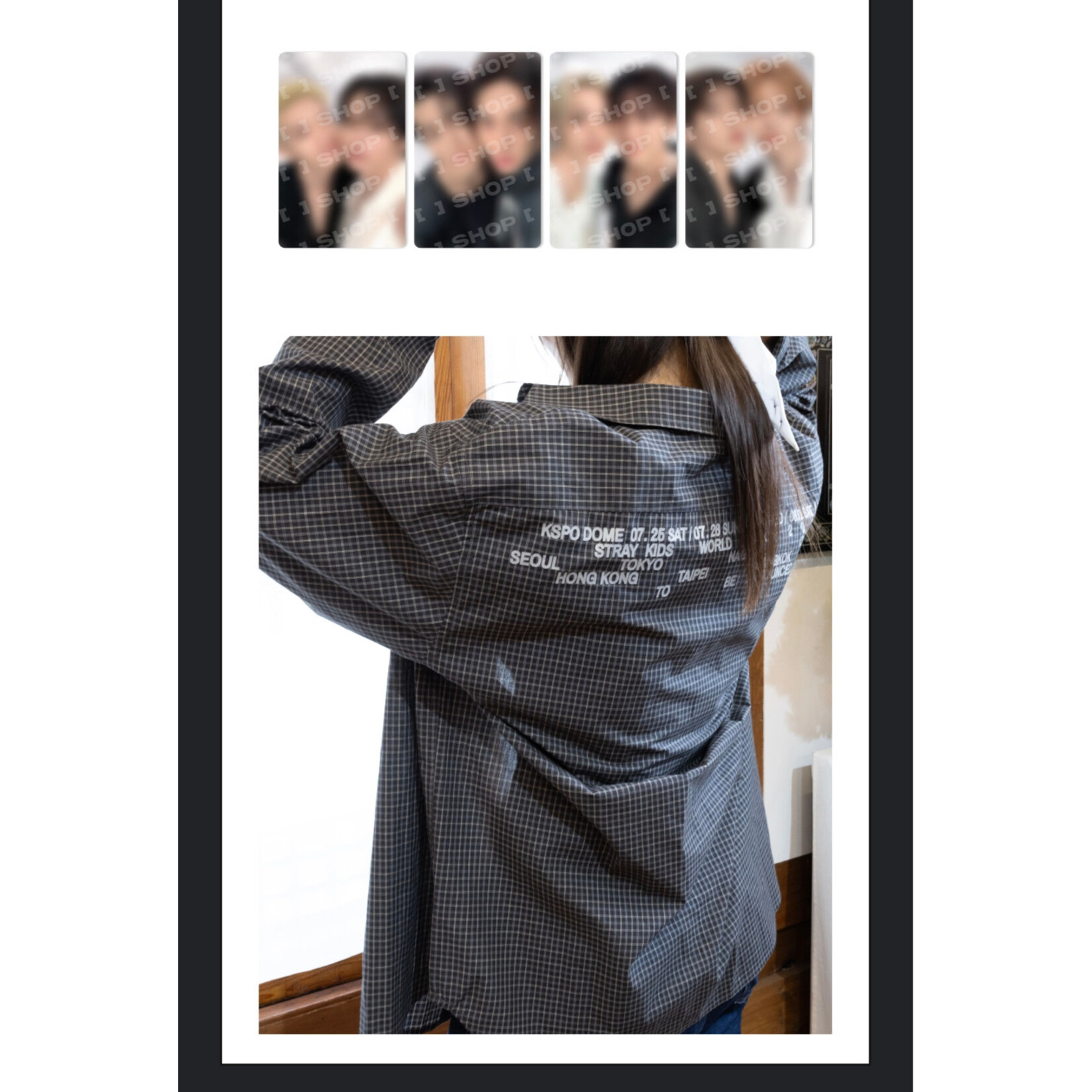 Stray Kids Stray Kids - [RUN IT SEOUL] CHECK SHIRT