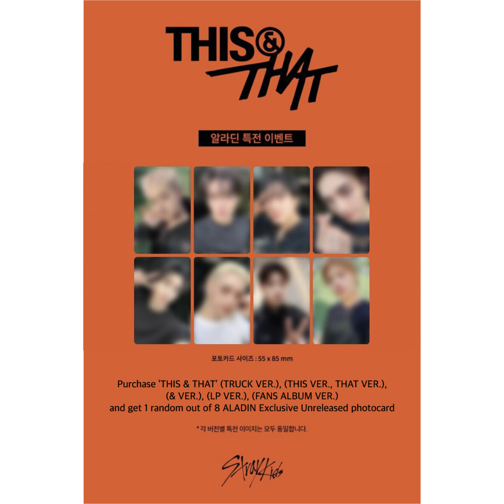 Stray Kids Stray Kids - [THIS & THAT] (Standard Ver.) + Random Photocard (ALADIN)
