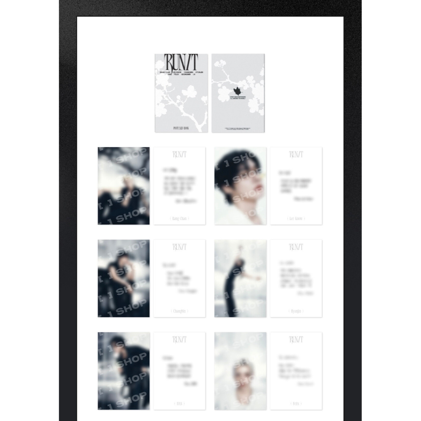 Stray Kids Stray Kids - [RUN IT SEOUL] POSTCARD BOOK & ROLL STICKER SET