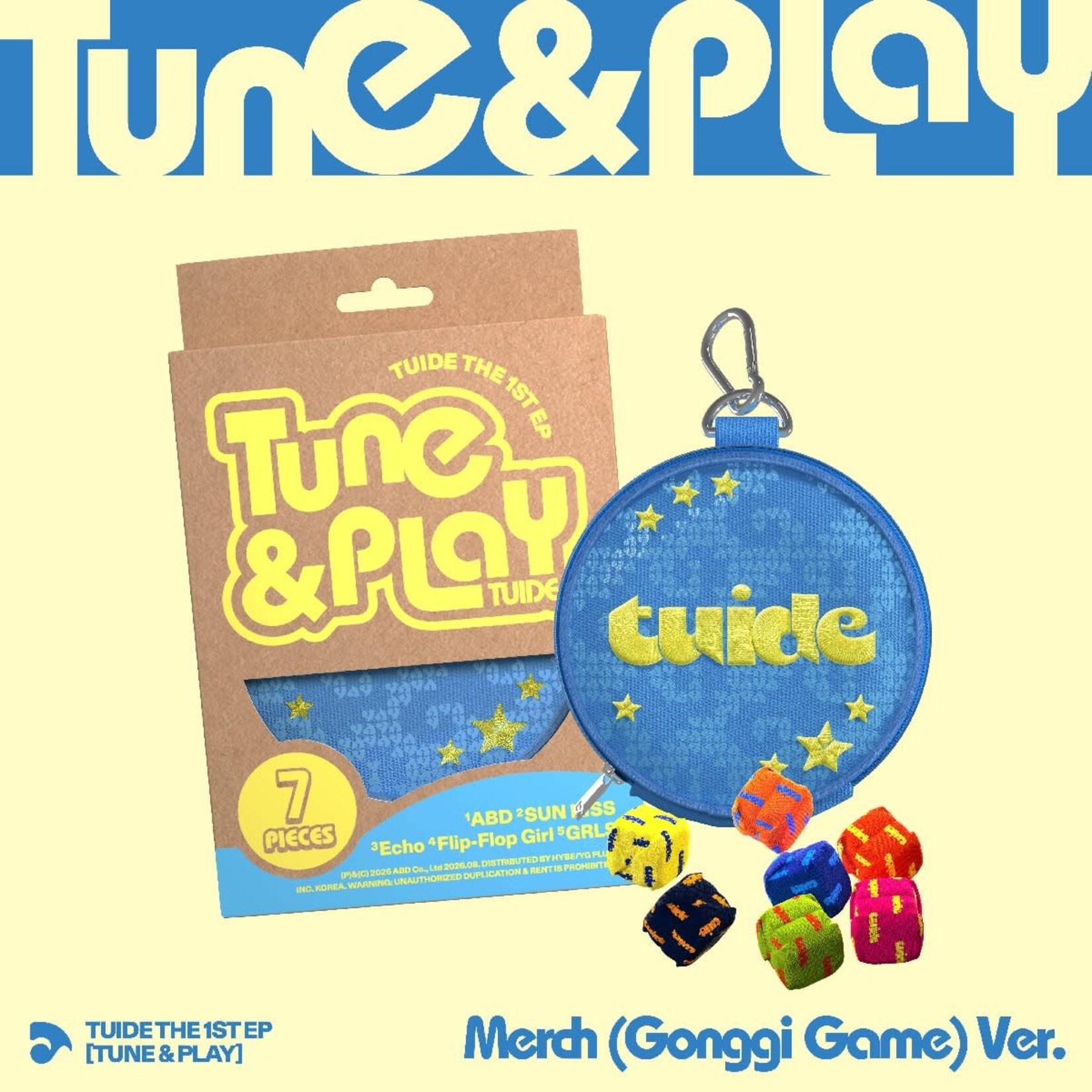 TUIDE TUIDE - The 1st EP [TUNE & PLAY] WE TUIDE (Merch Gonggi Game ver.)