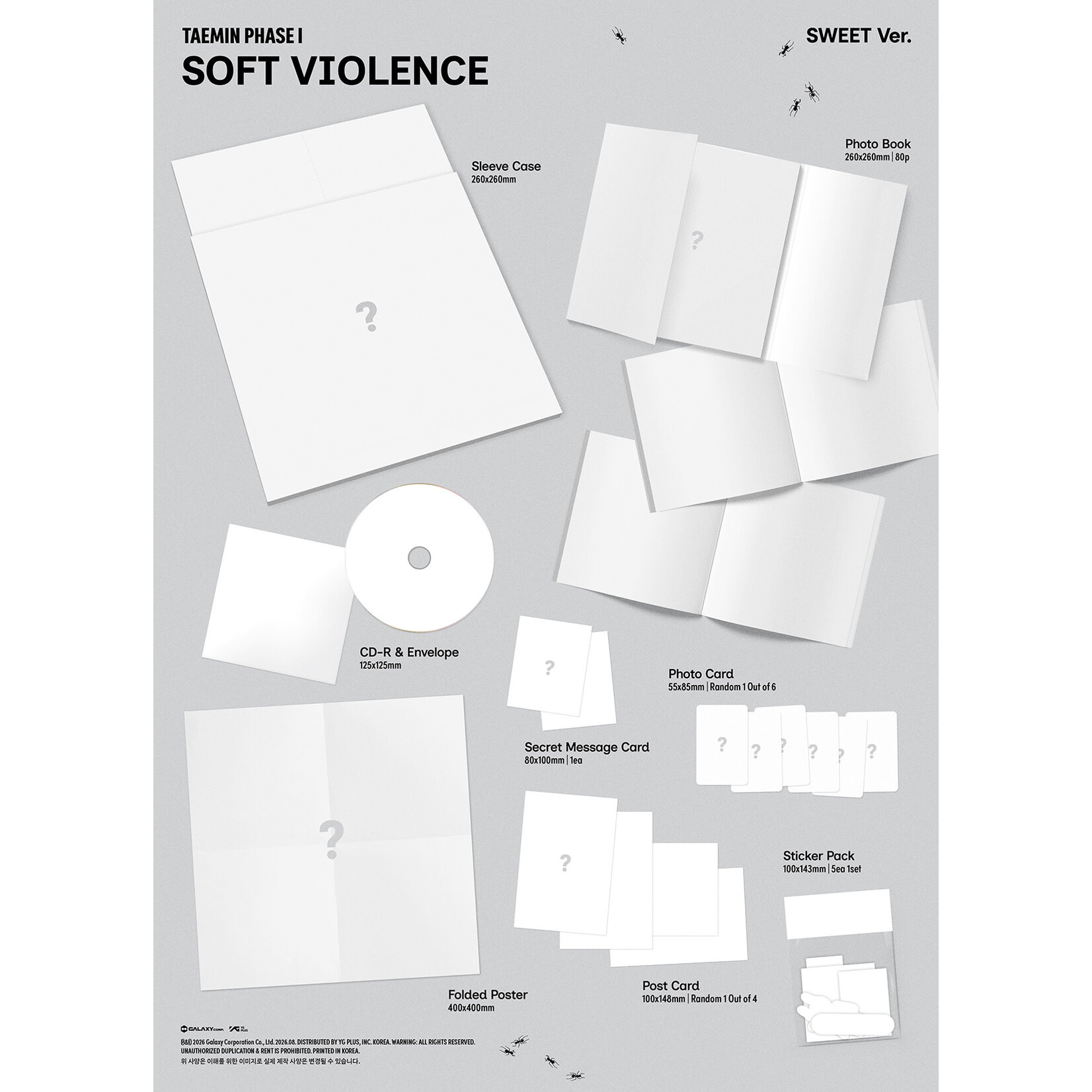 Shinee TAEMIN - [PHASE I : Soft Violence] (PHOTO BOOK Ver.) + Random Photocard (APPLEMUSIC)
