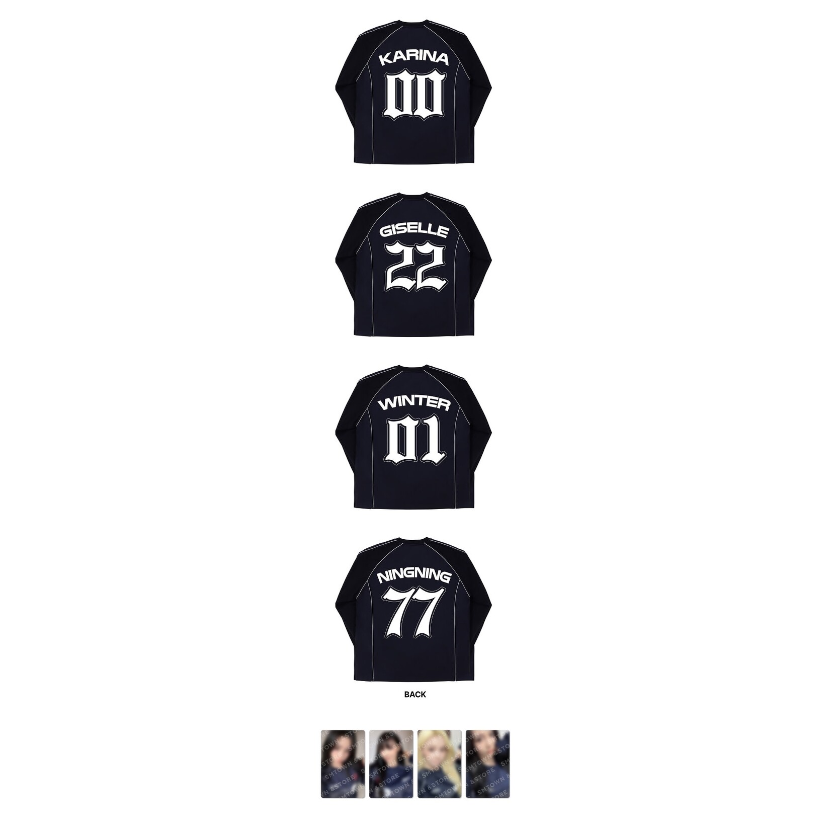 Aespa aespa - 2026 aespa LIVE TOUR -SYNK: COMPLaeXITY- MD : JERSEY T-SHIRT SET
