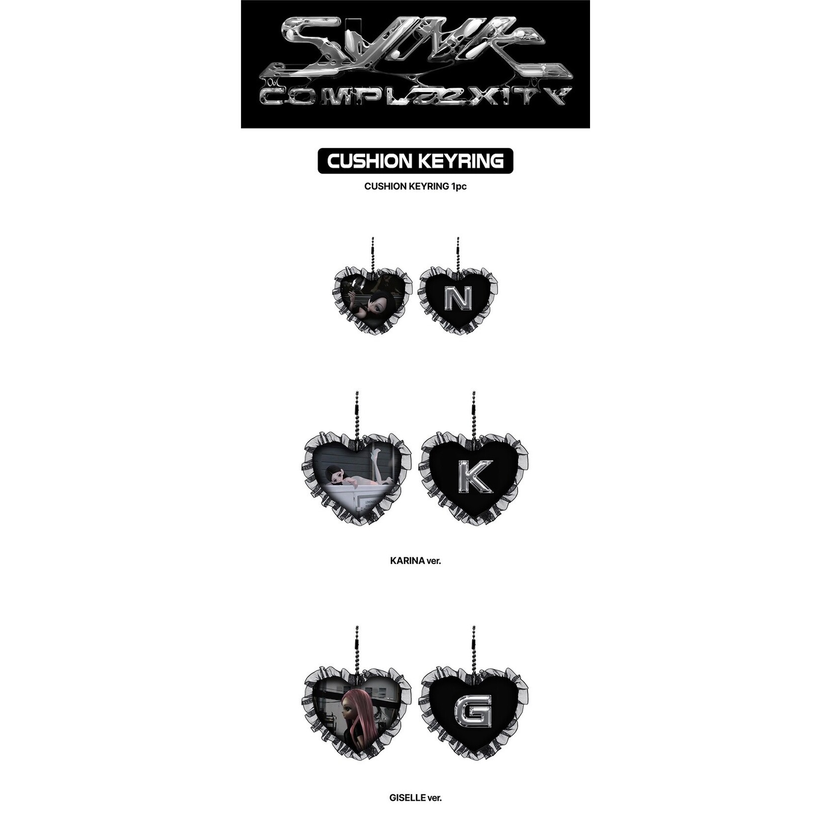 Aespa aespa - 2026 aespa LIVE TOUR -SYNK: COMPLaeXITY- MD : CUSHION KEYRING