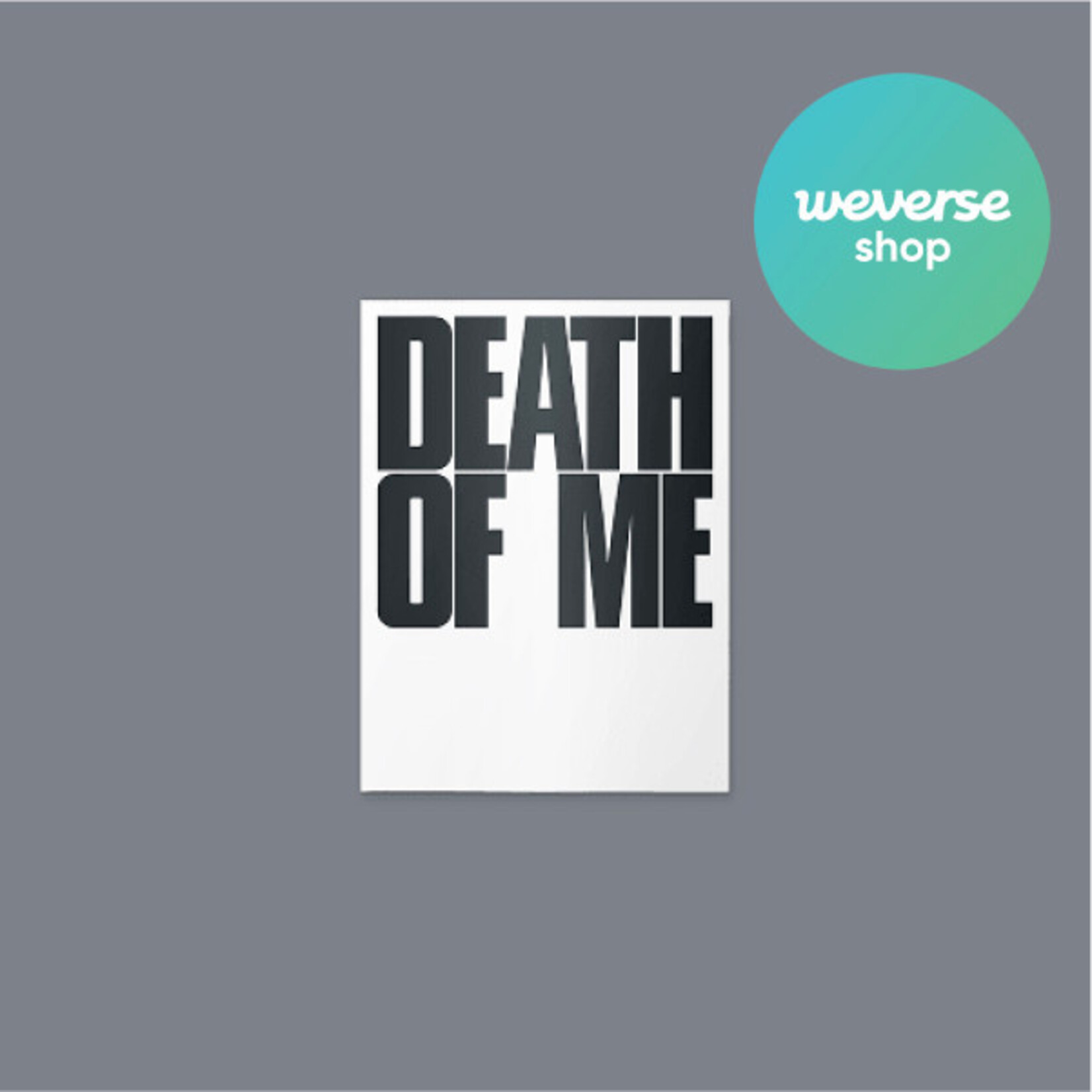 EVAN EVAN - 1st Mini Album 'DEATH OF ME' (Weverse Albums ver.) + Weverse Gift (WS)