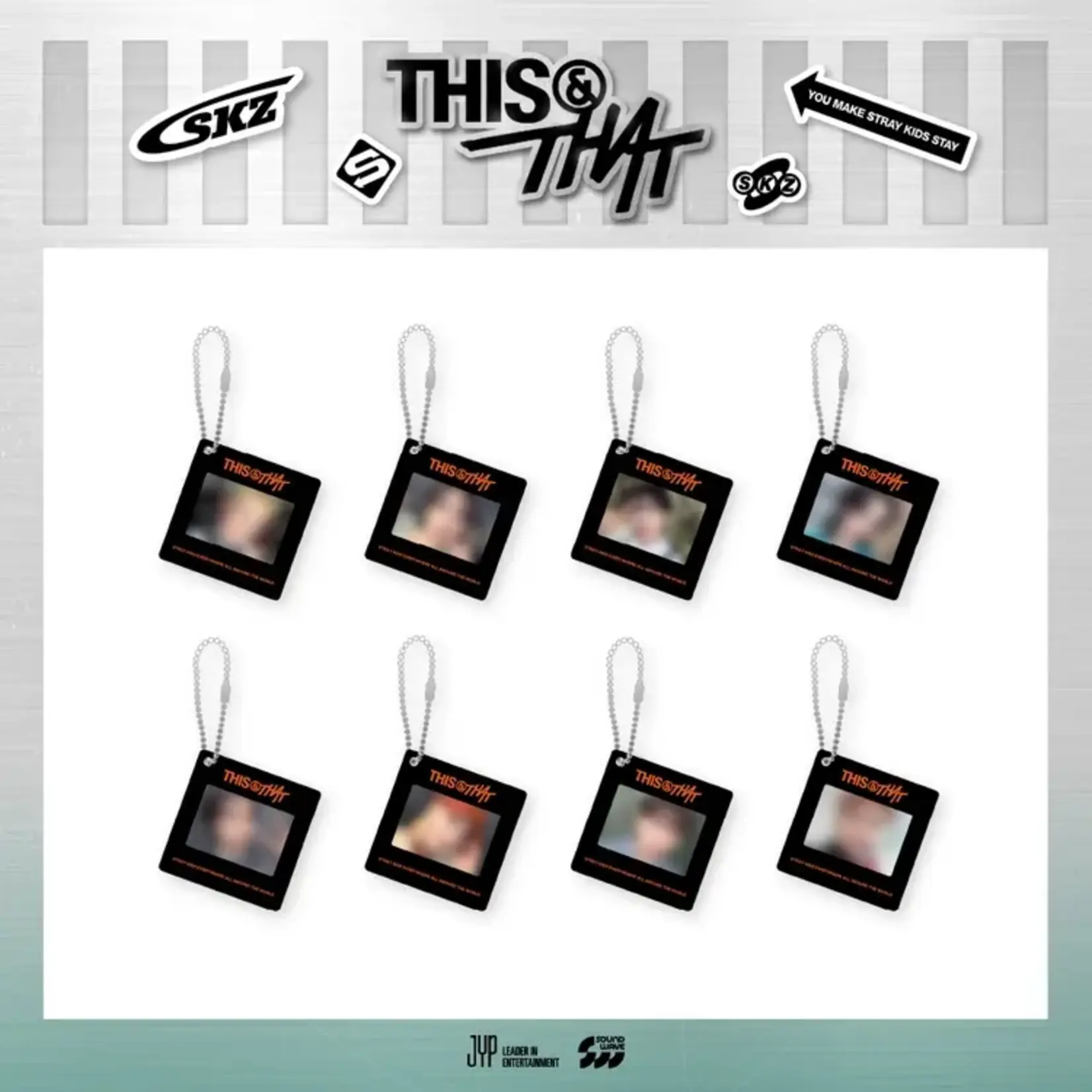 Stray Kids Stray Kids - [THIS & THAT] POP-UP MD PHOTO KEYRING (WEEK 2)