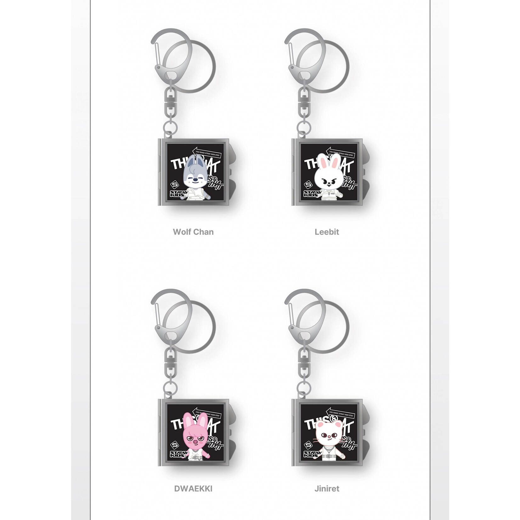 Stray Kids Stray Kids - [THIS & THAT] POP-UP MD SKZOO MIRROR KEYRING (WEEK 2)