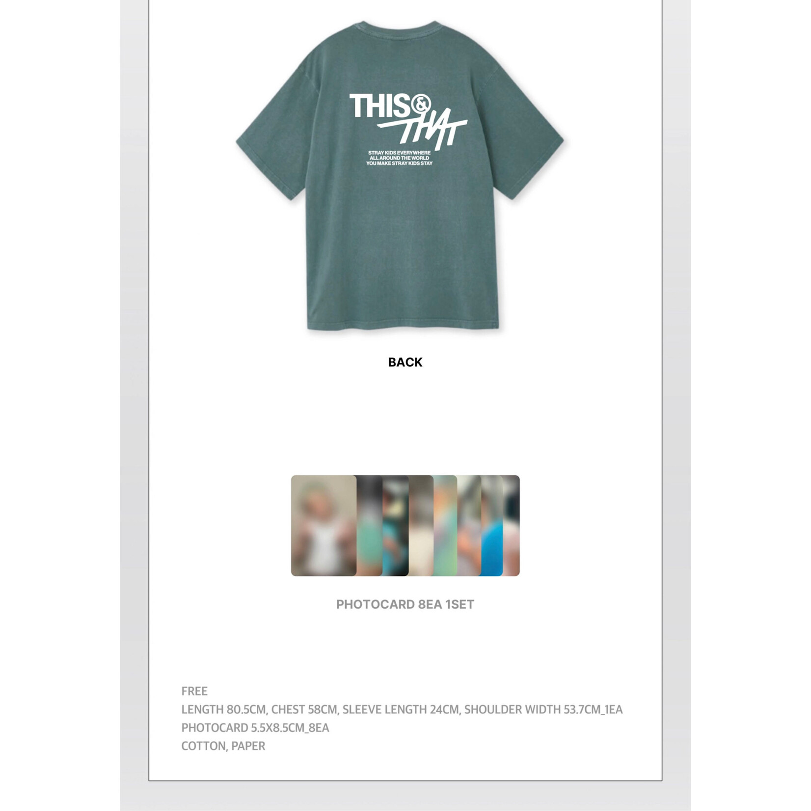 Stray Kids Stray Kids - [THIS & THAT] POP-UP MD T-SHIRT (WEEK 2)