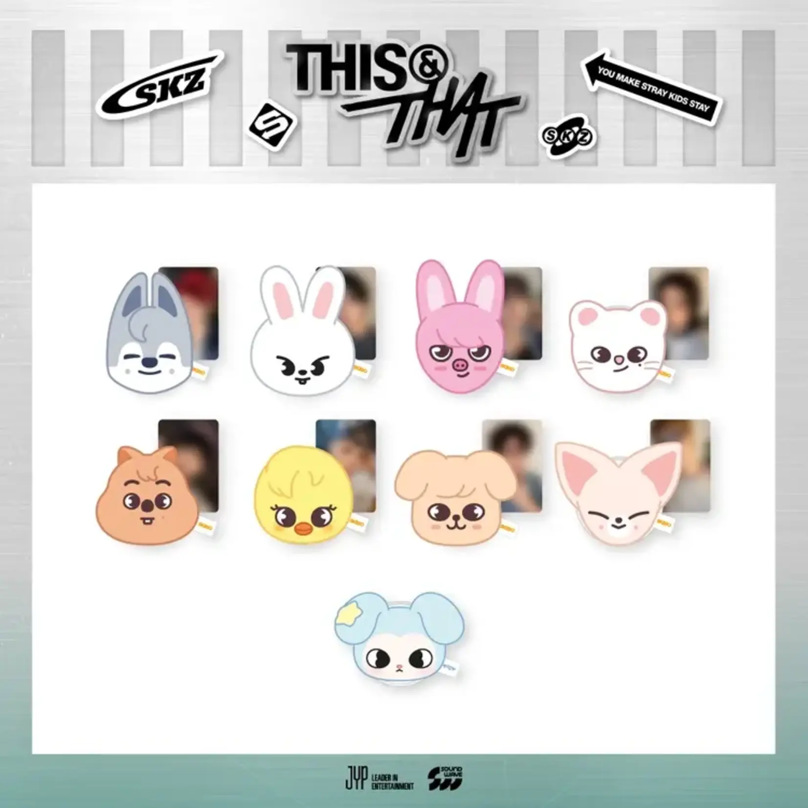Stray Kids Stray Kids - [THIS & THAT] POP-UP MD PLUSH MAGNETIC HOLDER (WEEK 2)