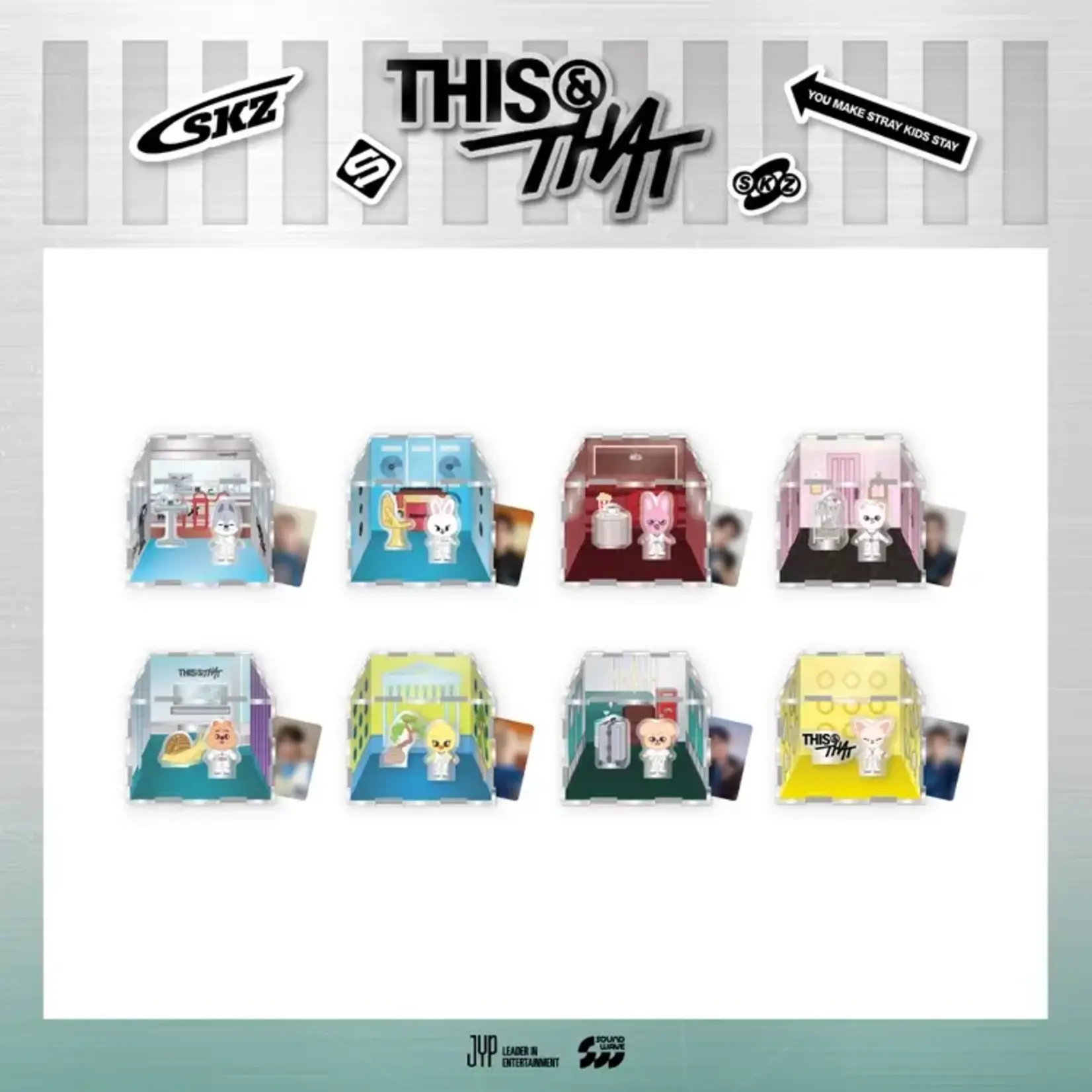 Stray Kids Stray Kids - [THIS & THAT] POP-UP MD SKZOO ACRYLIC CONTAINER BOX (WEEK 2)
