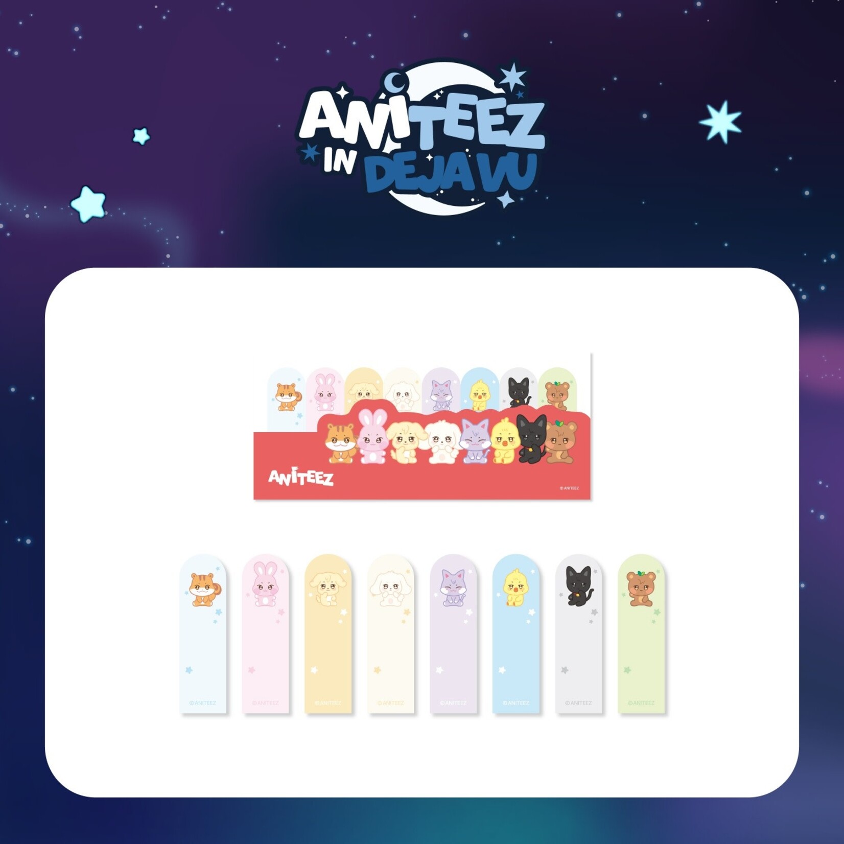 ATEEZ ATEEZ - [ANITEEZ IN DEJA VU] MD : INDEX STICKY MEMO SET