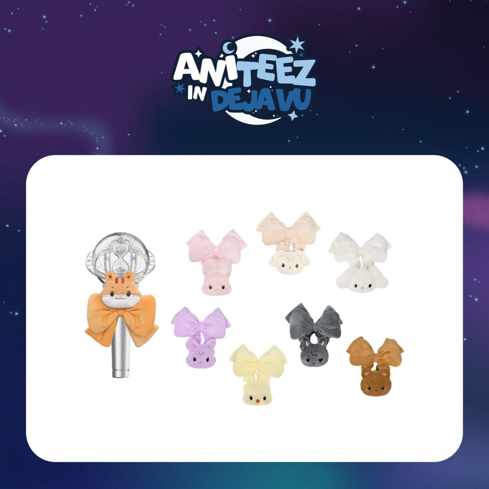 ATEEZ ATEEZ - [ANITEEZ IN DEJA VU] MD : TINY LIGHT STICK SCRUNCHIE