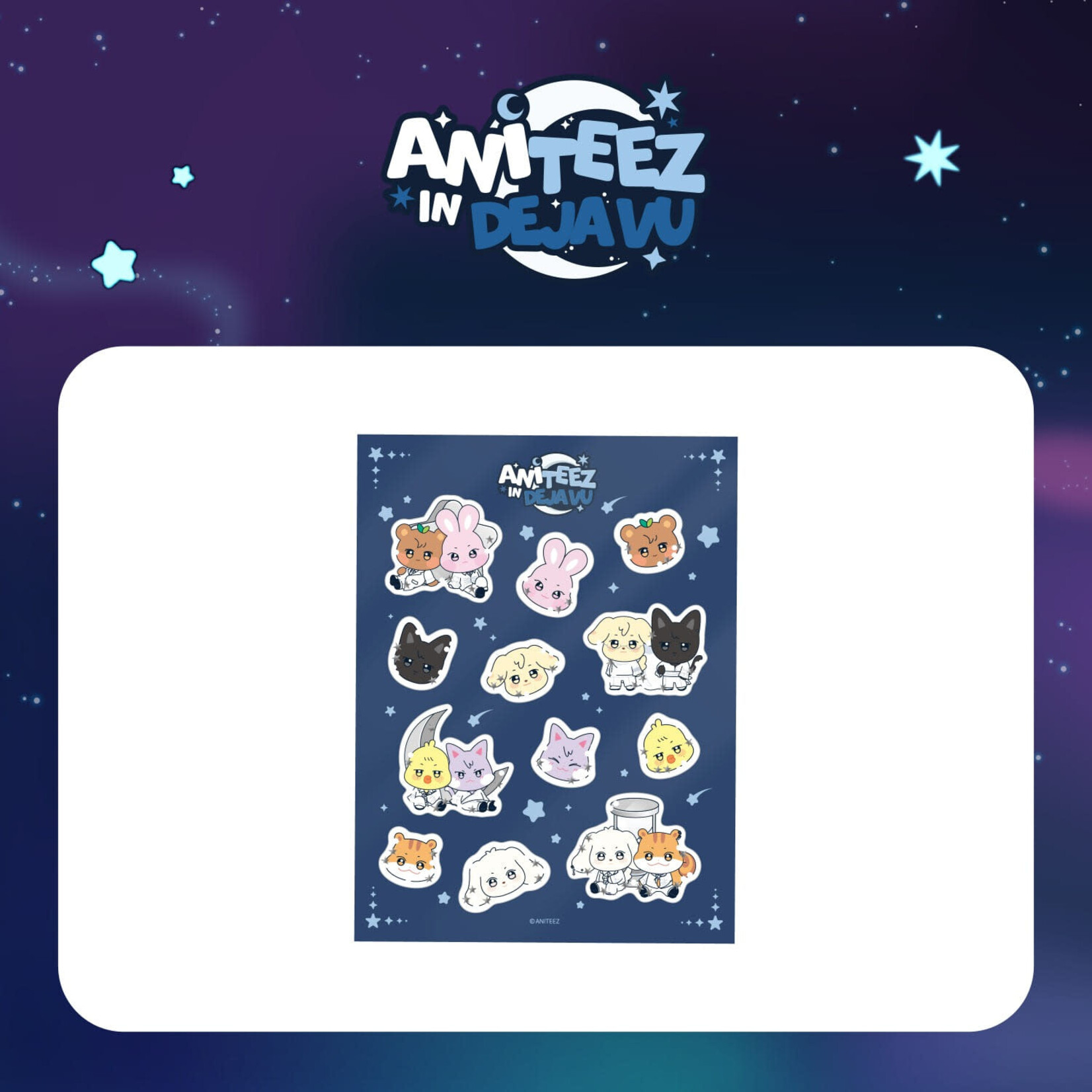 ATEEZ ATEEZ - [ANITEEZ IN DEJA VU] MD : WATER 3D STICKER
