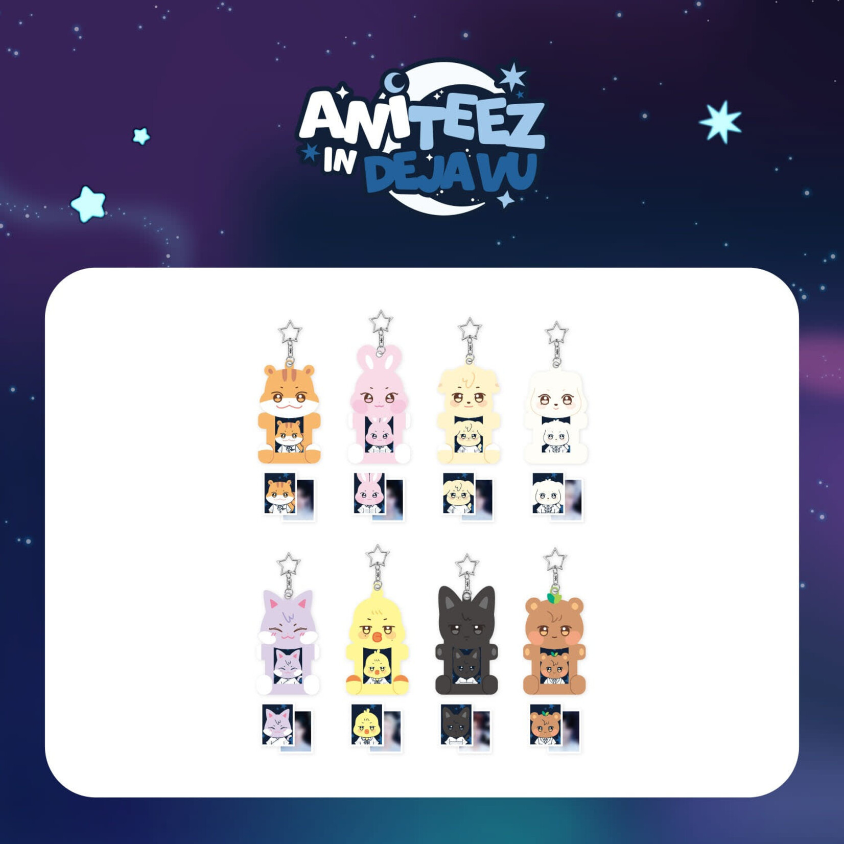 ATEEZ ATEEZ - [ANITEEZ IN DEJA VU] MD : ACRYLIC MAGNETIC ID PHOTO HOLDER