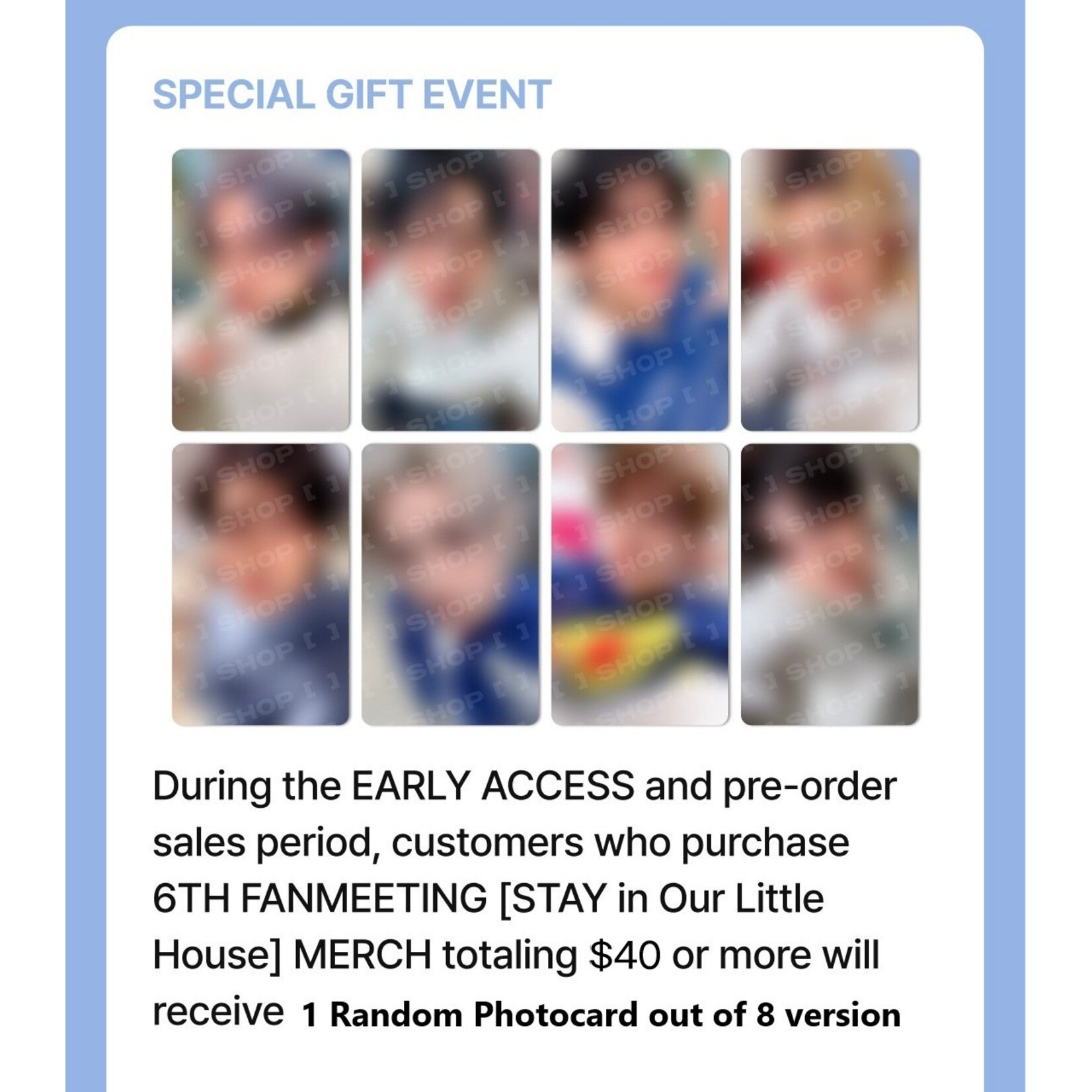 Stray Kids Stray Kids - 6TH FANMEETING [STAY in Our Little House] SECRET ACRYLIC STAND